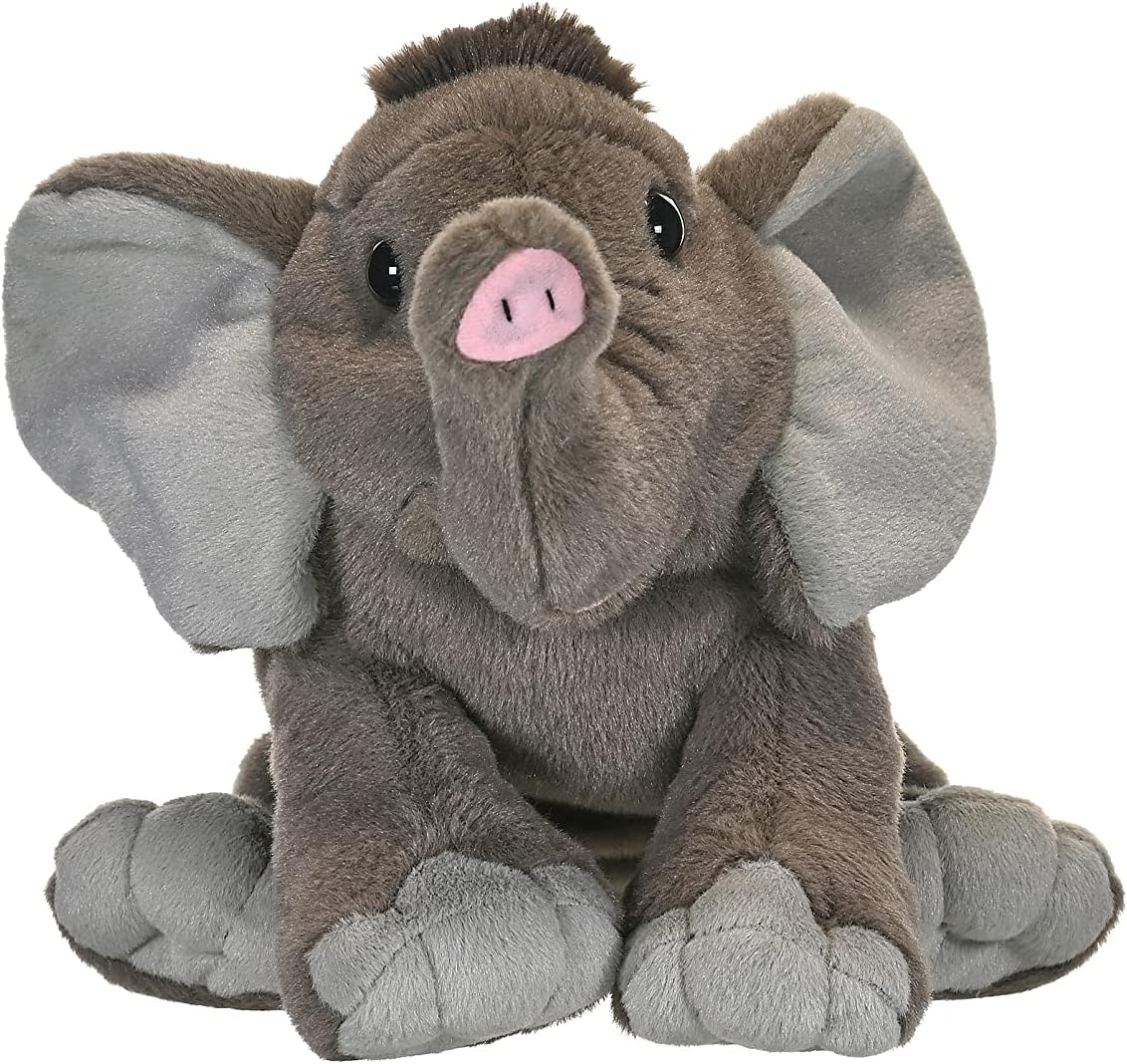 Wild Republic African Elephant Baby, Stuffed Animal, Plush Toy, Gifts for Kids, Cuddlekins 12 Inches image number 5