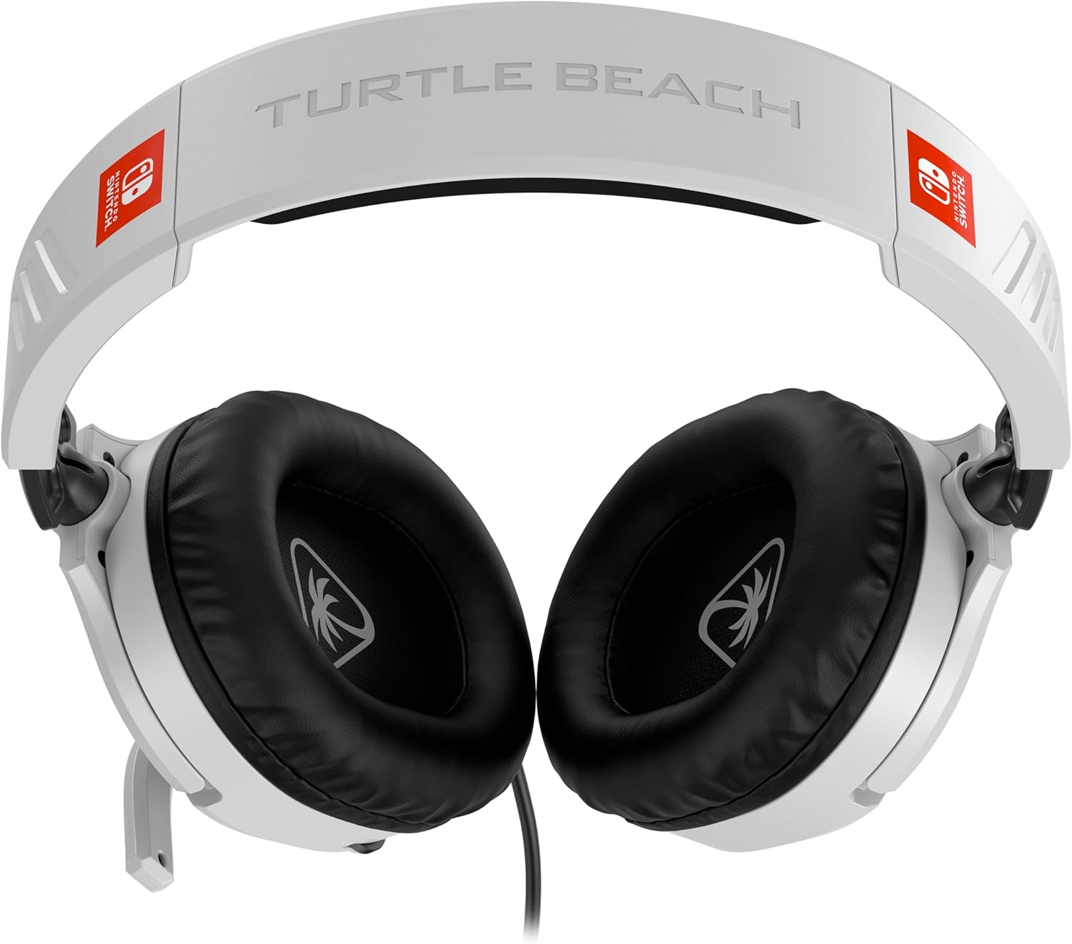 Turtle Beach Recon 70 Wired Gaming Headset Officially Licensed for Nintendo Switch, Nintendo Switch OLED and Lite Model &ndash; Flip-To-Mute Mic, 40Mm Speakers, Adjustable, Lightweight Design, White