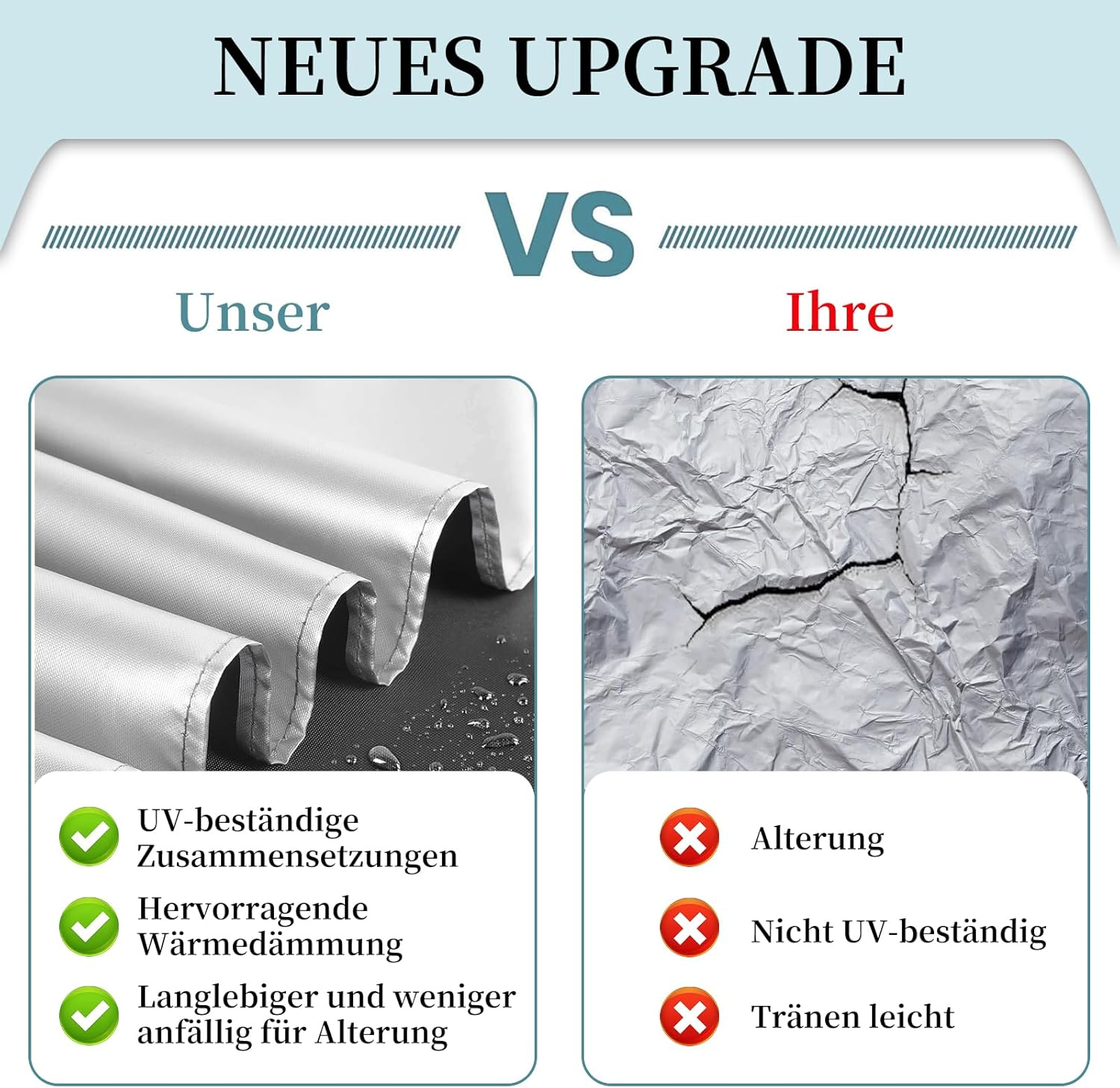 Mini Excavator Cover, Excavator Protective Cover, All-Round Protection, Abrasion-Resistant, Durable, Scratch-Resistant, Waterproof, Uv-Resistant, Tarpaulin for Excavators 800 Kg - 1800 Kg, Grey image number 3