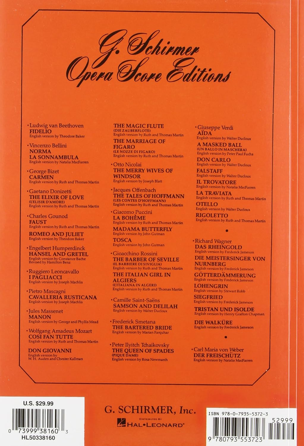 The Elixir of Love (L'Elisir D'Amore): Opera Score Editions image number 1