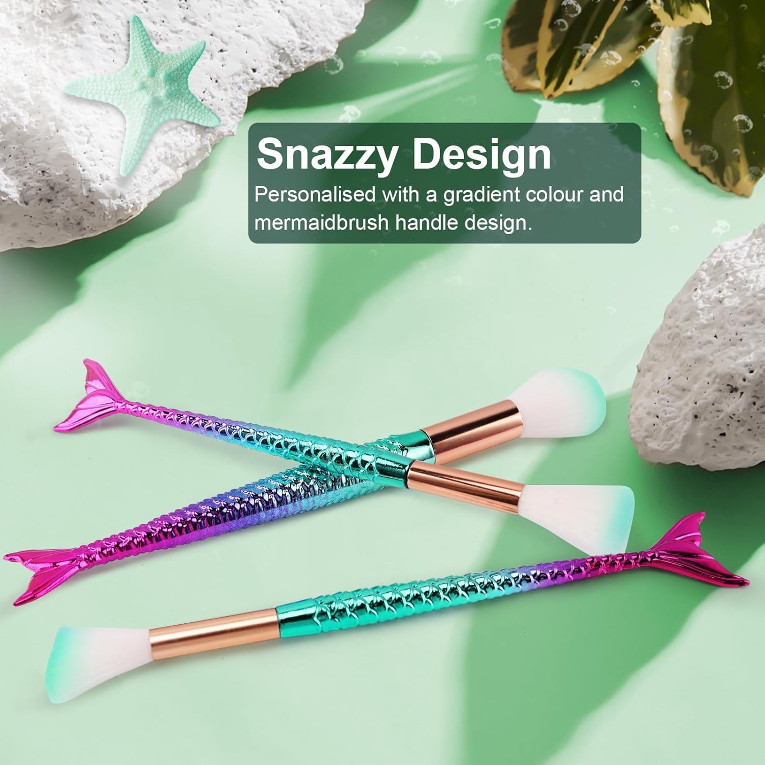 NICEMOVIC Cute Stuff for Tween & Teen Girls, 20PCS Princess Kids Makeup Brushes Sets for Girls, Teen Girl Gifts Trendy Stuff Christmas Gift Ideas Stocking Stuffers for Girls Kids Cute Make up Tool Set image number 1