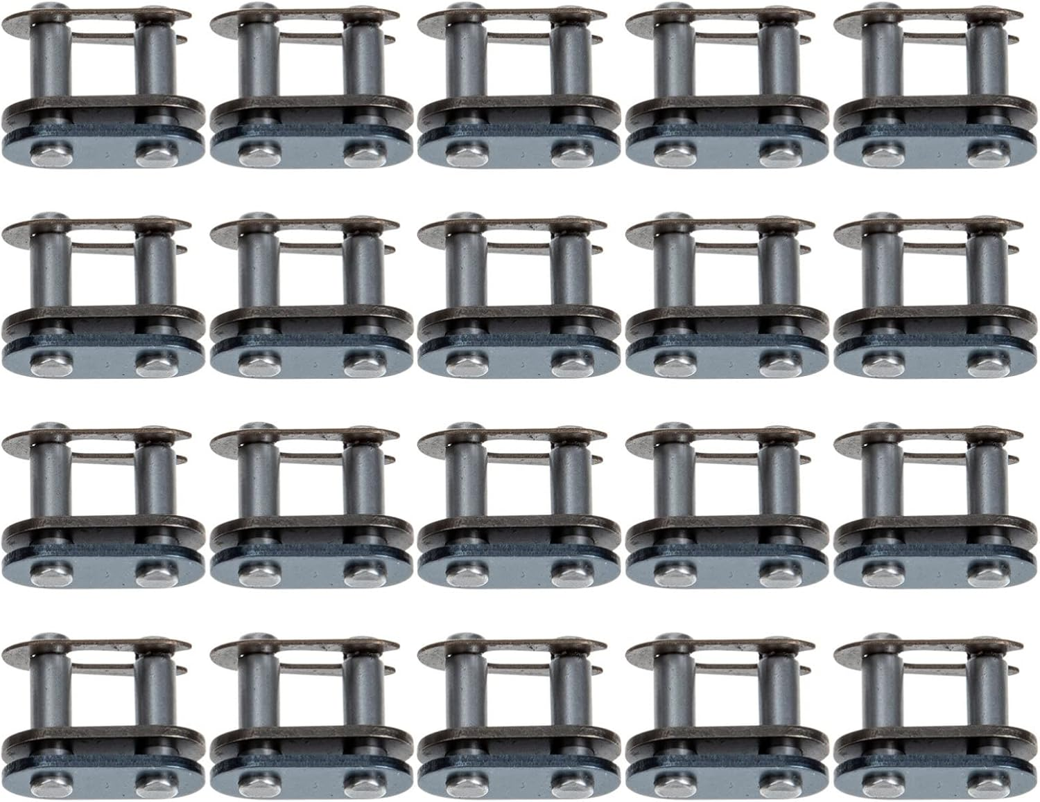 VICASKY 20Pcs Chain Connecting Link Quick Release Chain Joint Link for Motorcycle Accessories Buckle Roller Connecting for Dirt Bike and Atv Transmission image number 1