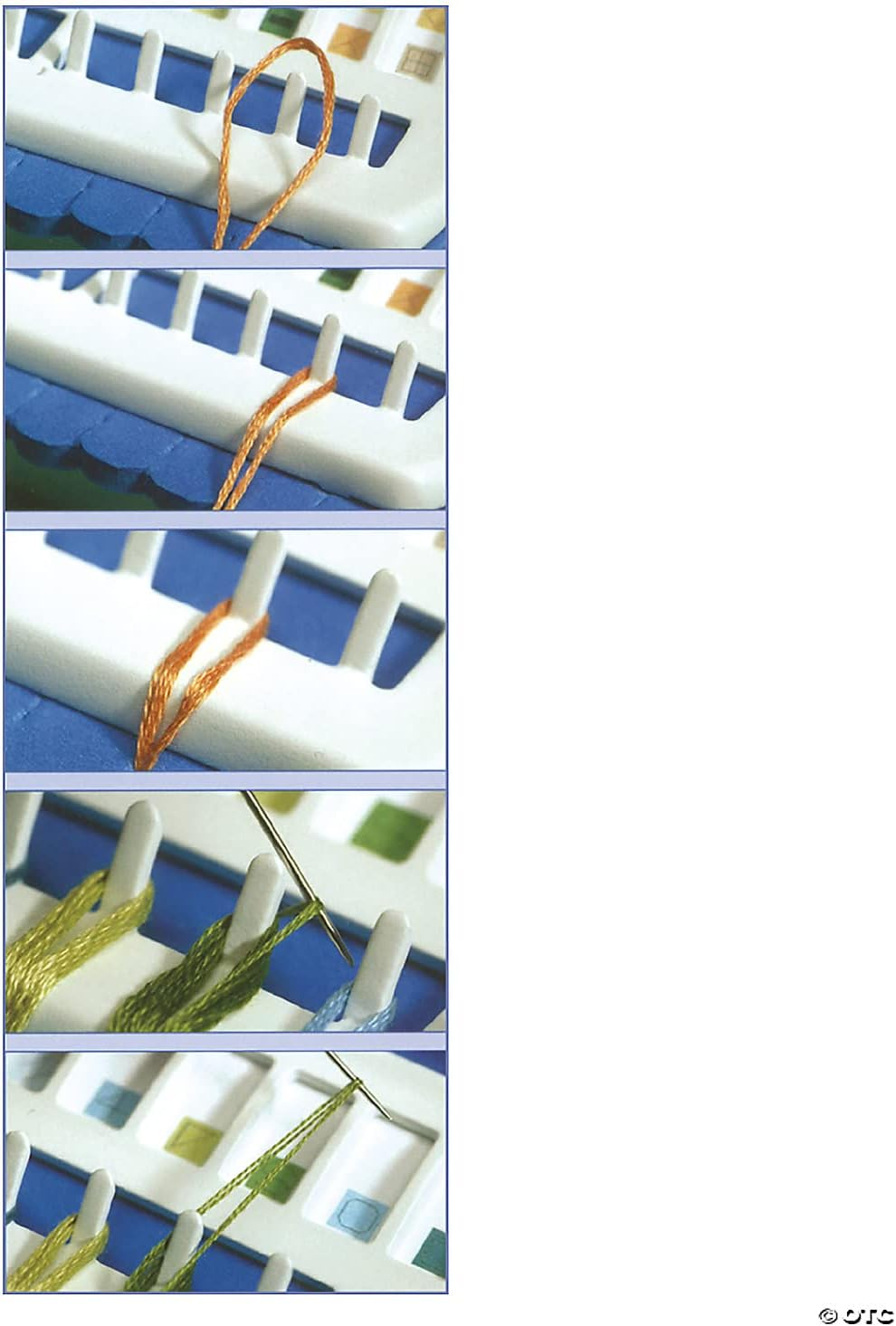 Pako Organiser Storage Floss Organiser - Cross Stitch Accessories - for Embroidery Thread - with 10 Blank Code Cards image number 1