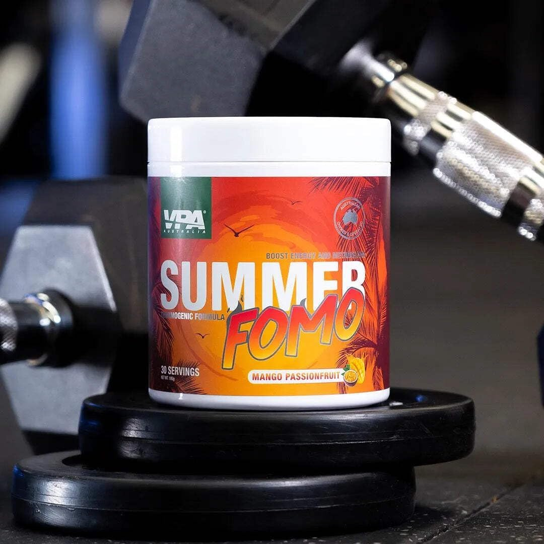 VPA? Summer FOMO ? Mango Passionfruit Pre-Workout with L-Carnitine, Bcaas, L-Glutamine & Natural Caffeine ? Energy, Focus, Burn & Shred Support ? 195G, 30 Serves image number 3