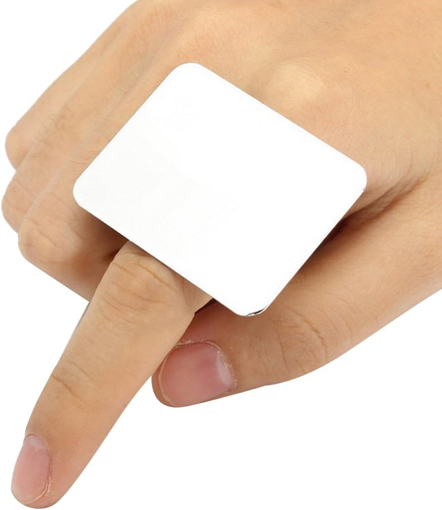 Baosity 2Pcs Nail Art Palette Cosmetic Mixing Palette Set Ring Manicure Nail Tool for Blending Paint Shades Concealers Lipsticks image number 6