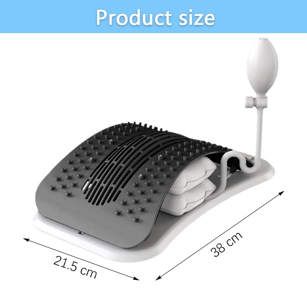 Lumbar Reliever,Back Stretcher,Lumbar Spine Correction Tool,Spinal Stretcher,Body Massager,For Back Massager and Spinal Decompression,Prevention Scoliosis image number 3