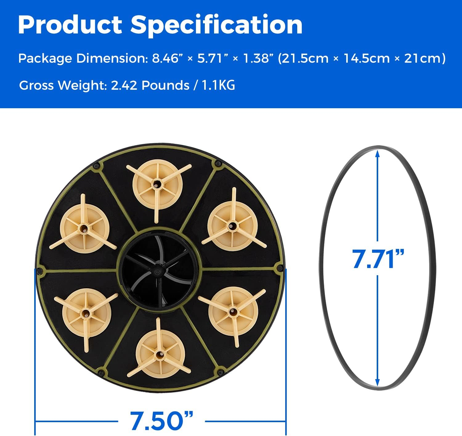 004-302-4408-00 6-Port Water Valve Module, Replace for Paramount 6-Port Module 004302440800 with Valve Shell O-Ring Part# 005-302-0100-00, 005302010000, Compatible with PCC2000 System image number 1