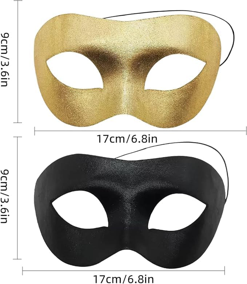 Masquerade Mask for Men & Women &ndash;Classic Vintage Retro Masks for Mardi Gras, Halloween Party, Costume Party Ball Cosplay image number 3