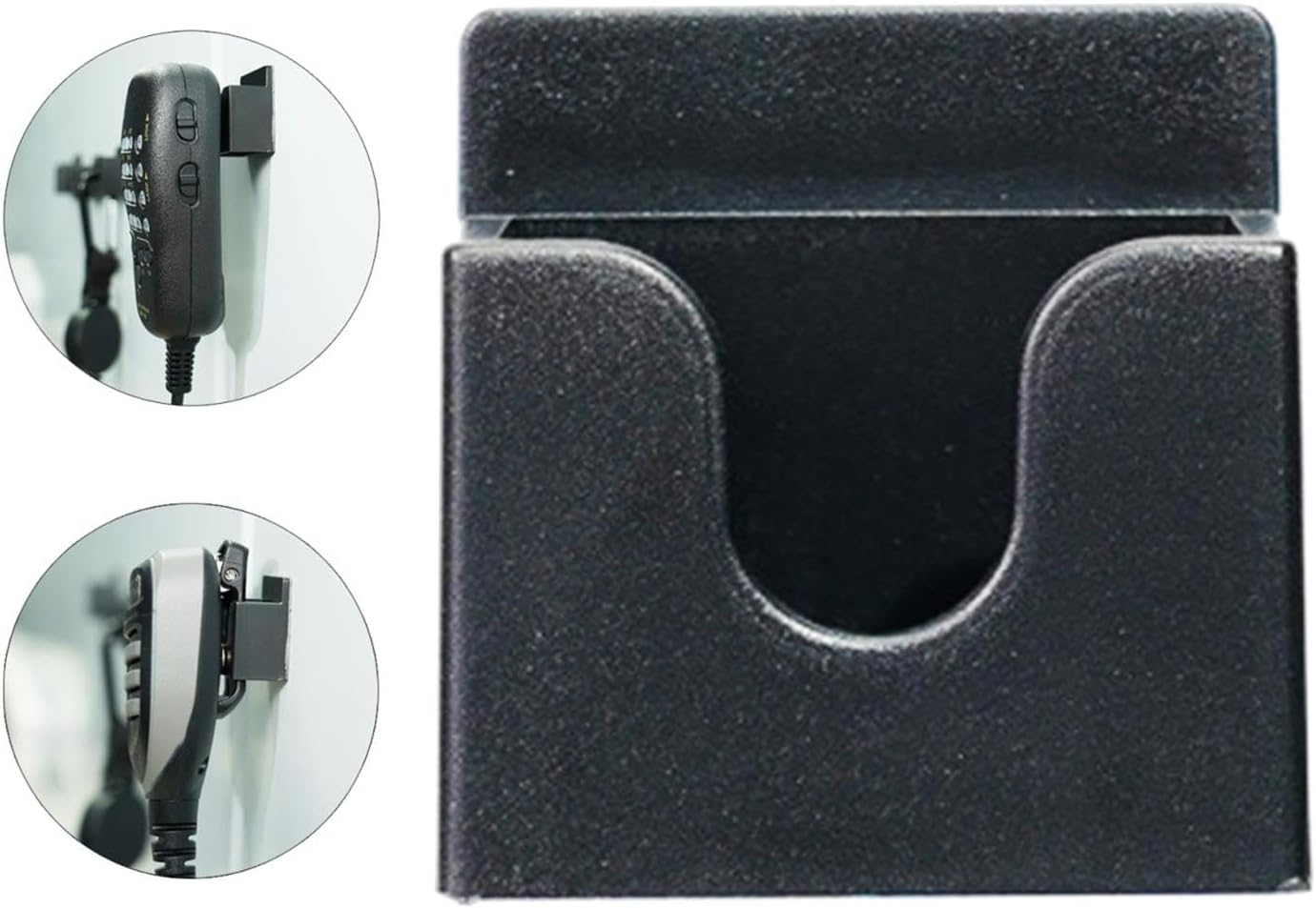 Generic 4X Car Mount, Handheld Microphone Holder, Wall Mount Hook, Universal Versatile Bracket, Radio Hanger for Boat, Office, Home image number 6