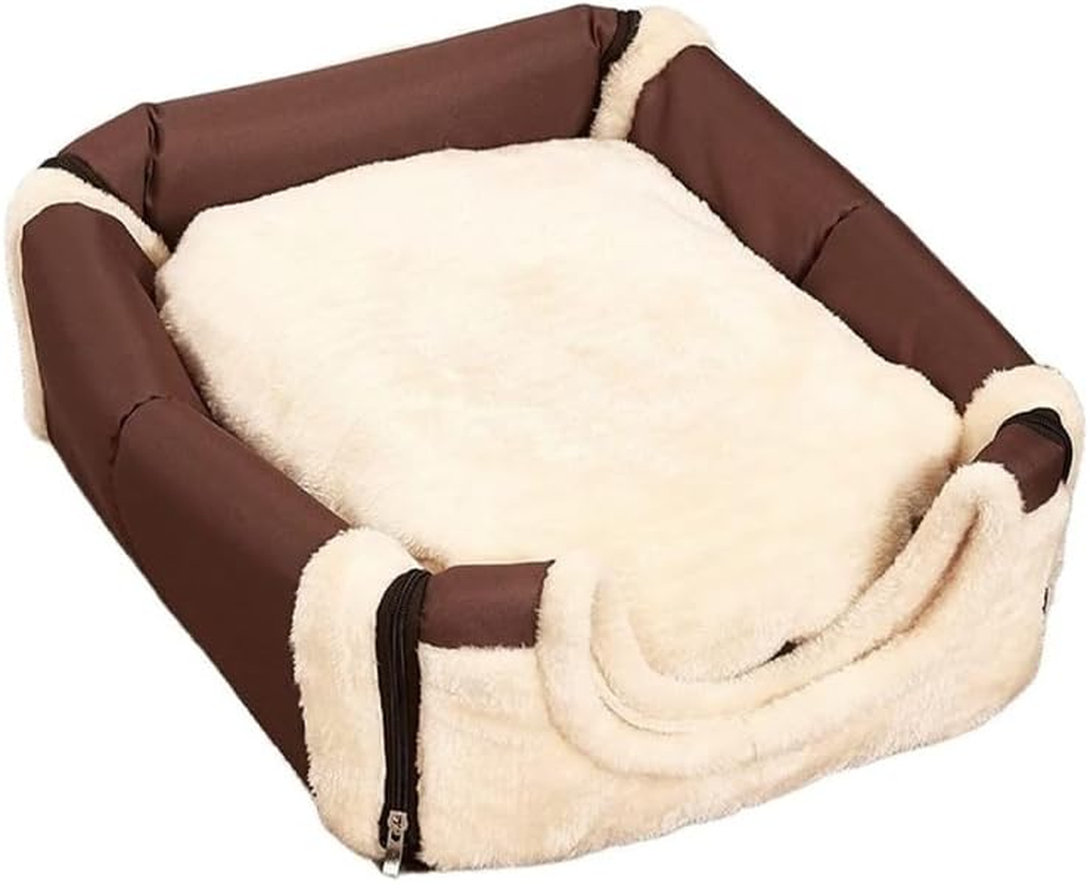 AIMALL Deluxe Pet Dog House Igloo Design &ndash; Foldable Cushioned Cat & Puppy Bed, Machine Washable, Durable Nylon with PP Cotton, Sizes S-XL for Small to Large Pets image number 6