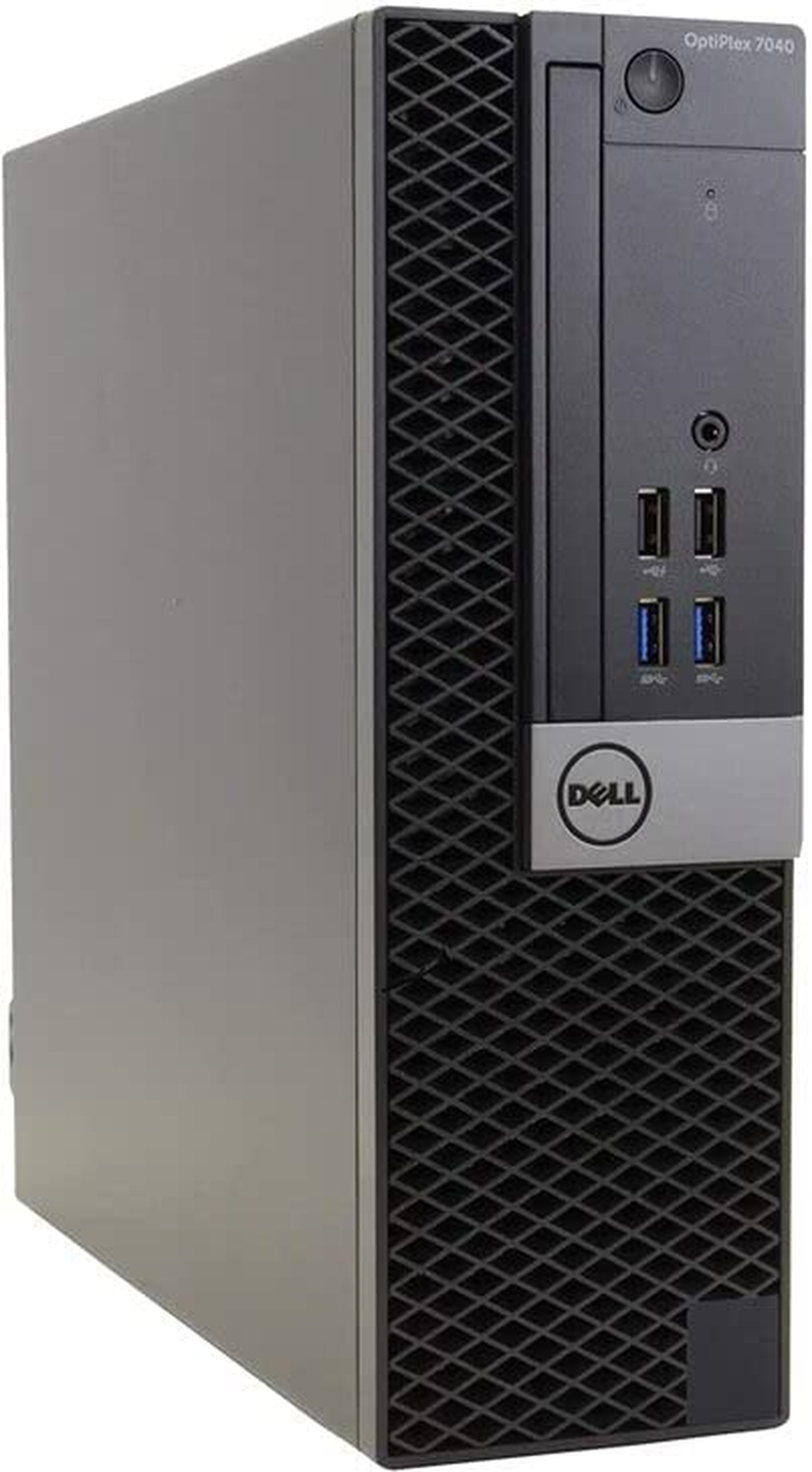 (Renewed) Dell Optiplex 7040 SFF Desktop PC Core I7 6700 3.40Ghz 16GB RAM 240GB M.2 SSD Windows 11 with USB Wifi and Bluetooth Dongle