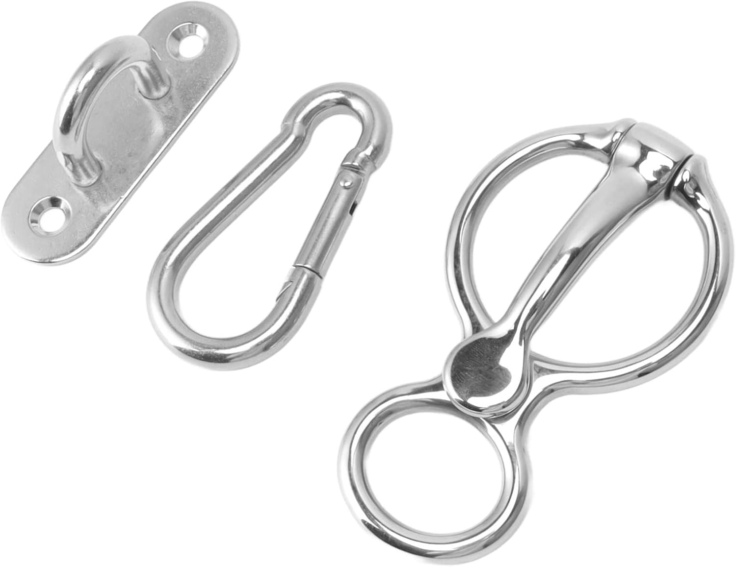 Heavy Duty Horse Tie, Tainless Steel Half round Horse Training Equipment Safe Horse Accessories for Pulling Back image number 5