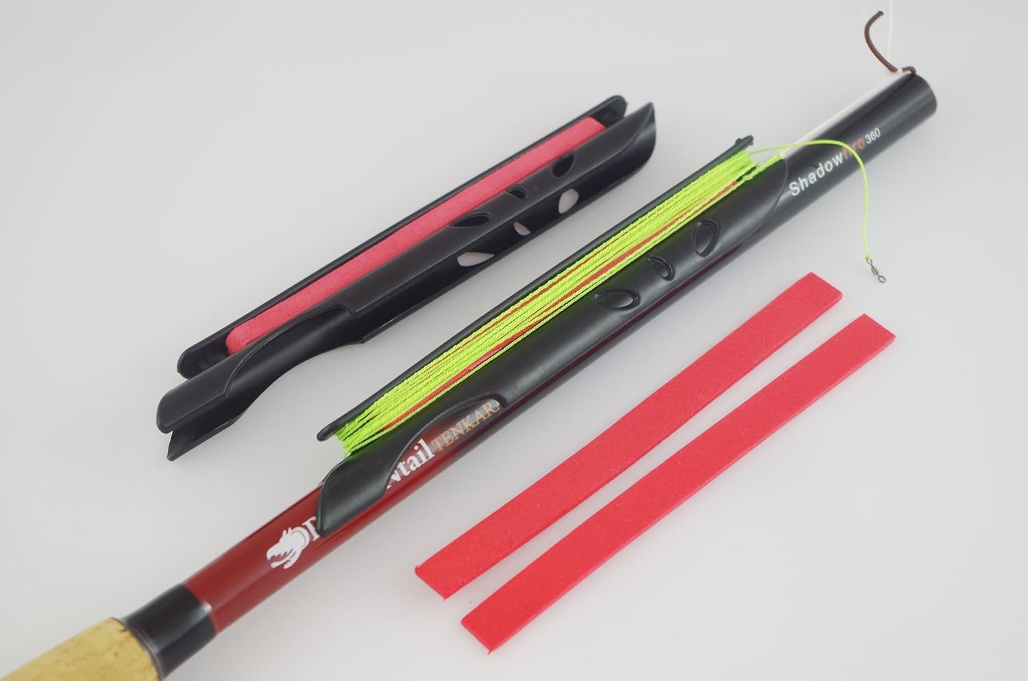 Dragontail Tenkara 2 Pack Line Winder/Line Keeper (Red, Size 2.7, Fits Most Tenkara Rods) image number 6