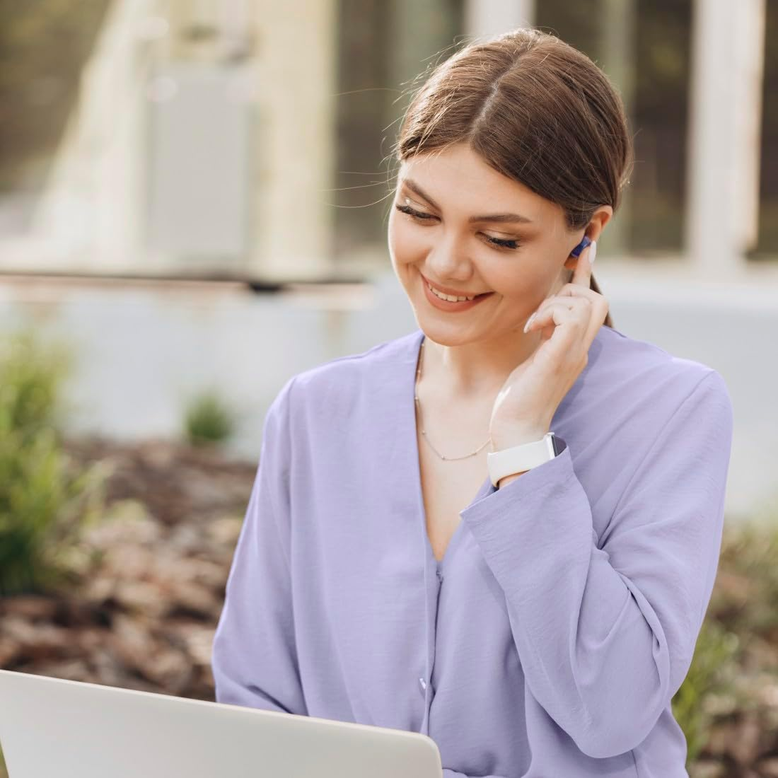 Hama, Freedom Buddy II Bluetooth Headphones, TWS, Earbuds, Voice Control, BL image number 4