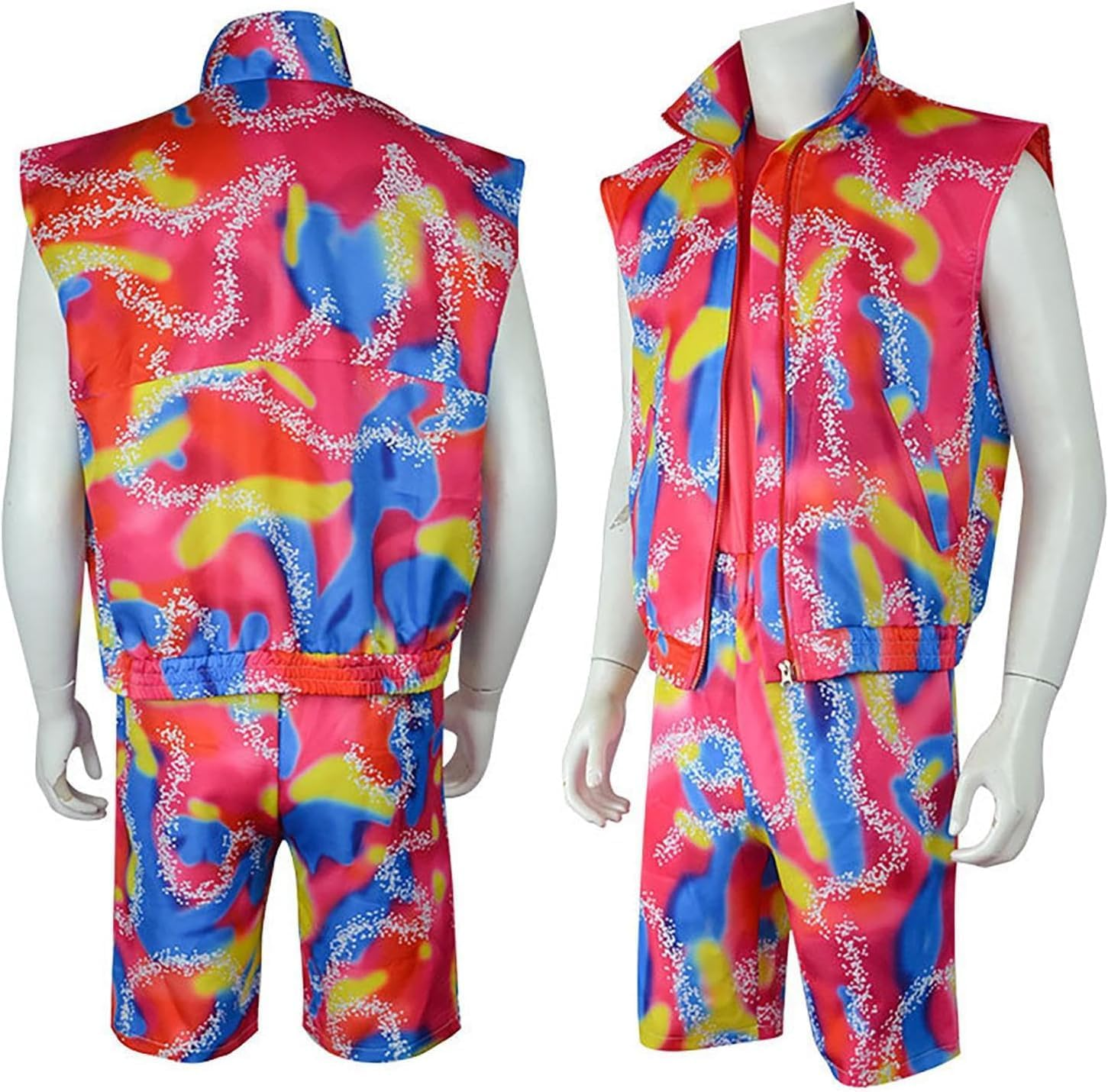 Retro Sportswear Outfits | Retro Sportswear Set - Comfortable Men Button down Shirt for Disco Party Retro Summer Party image number 2