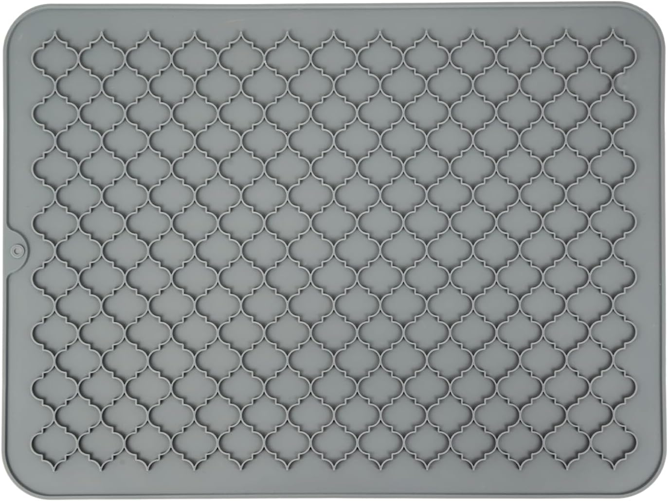 Taoluwin Drying Mat for Kitchen Counter, Silicone Dish Drying Mat, Heat Resistant, Waterproof, Mildew Resistant, Kitchen Dry Mats for Coffee Bar Dishes, Plates, Mugs, 40X30Cm (Grey) image number 5