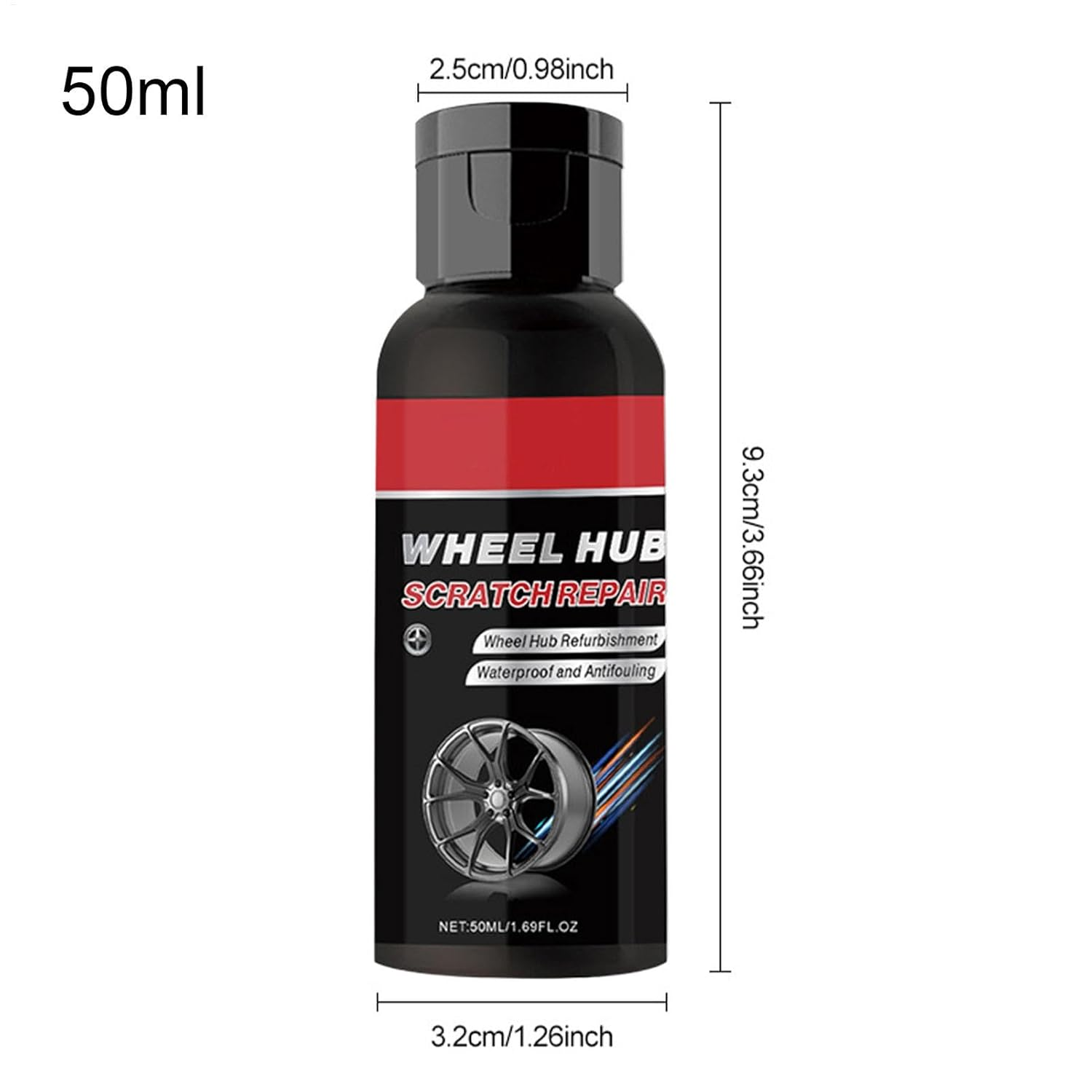 Car Tire Polishing Cream | Auto Wheel Hub Scratch Repair Paste,Multi-Purpose Tire Retreader for Truck, Small Car, Sedan, and RV image number 1