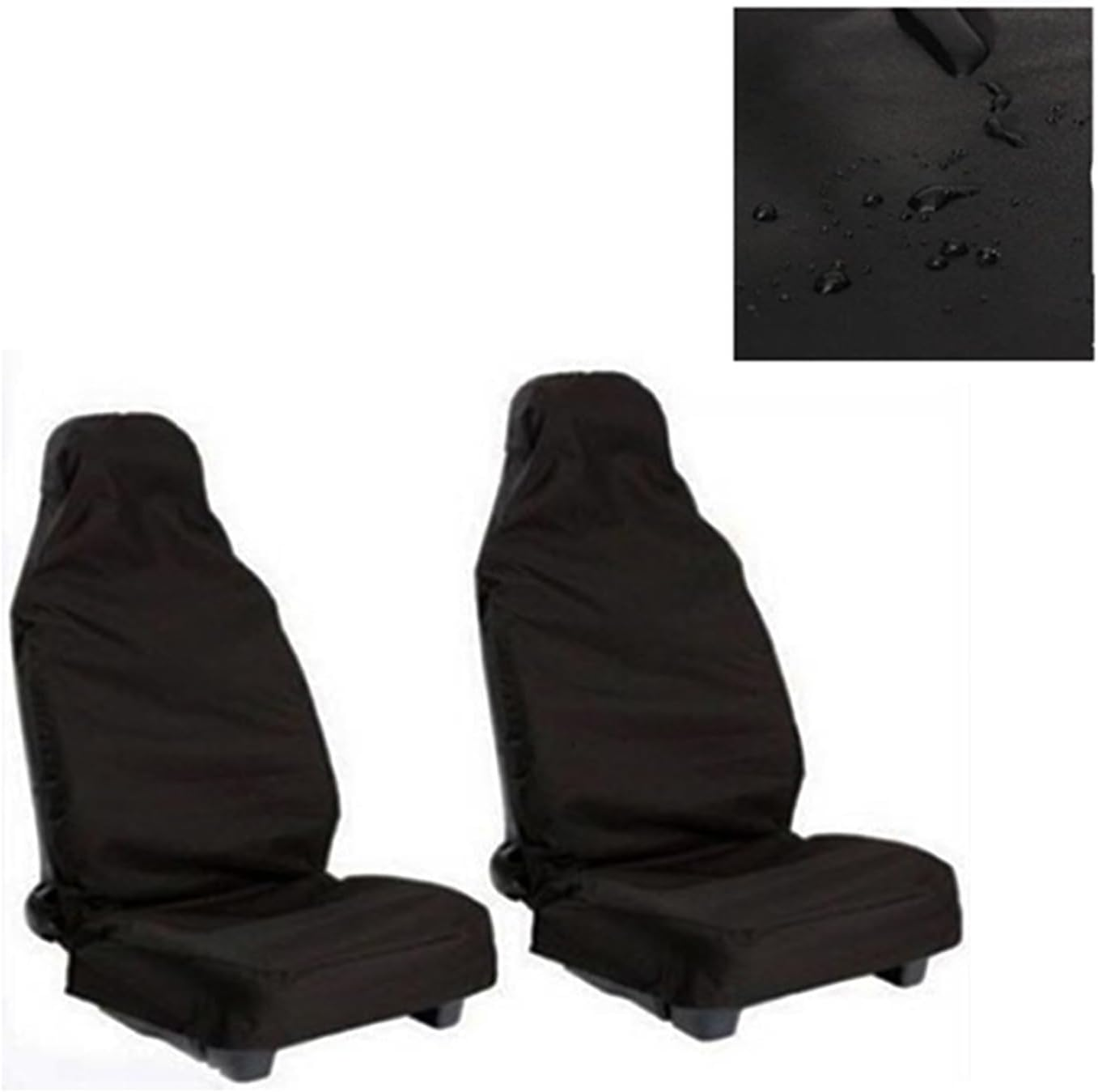 Dog Car Seat Cover Nylon Black Car Seat Cover Waterproof Protector Dog Hammock(Color:2) image number 2