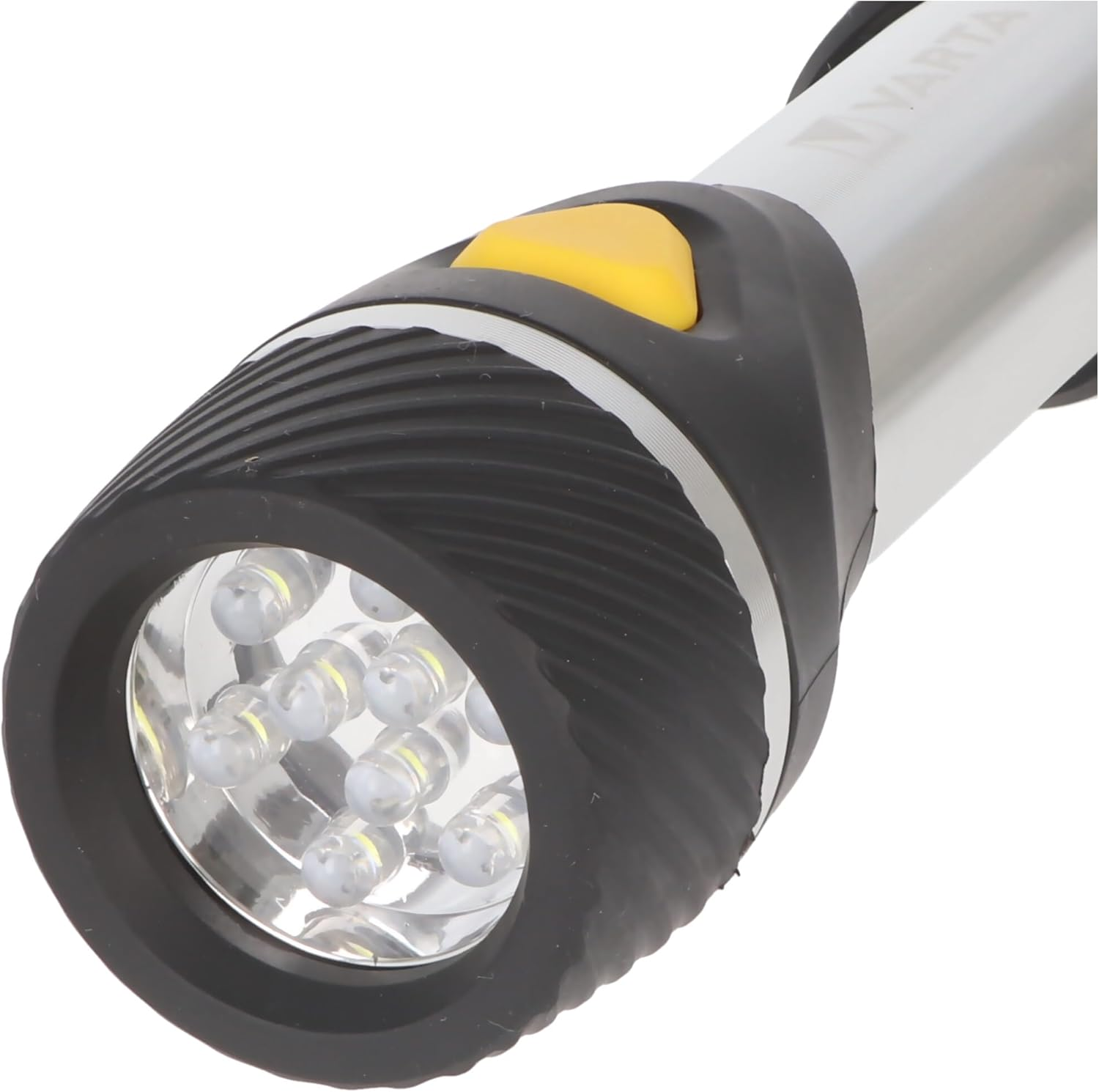 VARTA Day Light Multi LED F20 Torch with 9 Leds (Incl 2Xaa Longlife Power Battery, Ideal for Domestic Use, Camping, Fishing, in the Garage, Cases of Emergency, Power Cuts, Outdoor)