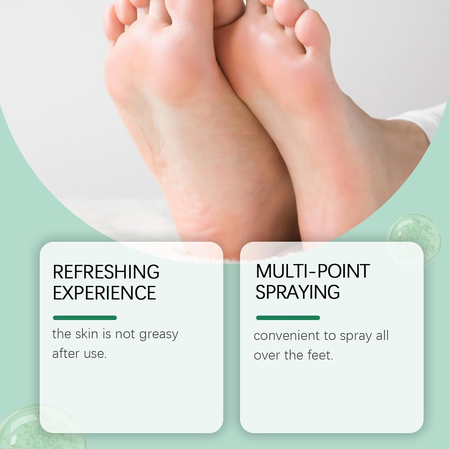 Peeling Spray with Aloe Vera, Exfoliating Foot Peel, Callus Remover for Feet and Heel Care, Hydrating Care for Cracked Heels, Feet Scrubber Dead Skin, Smooth Soft Skin (4Pcs)