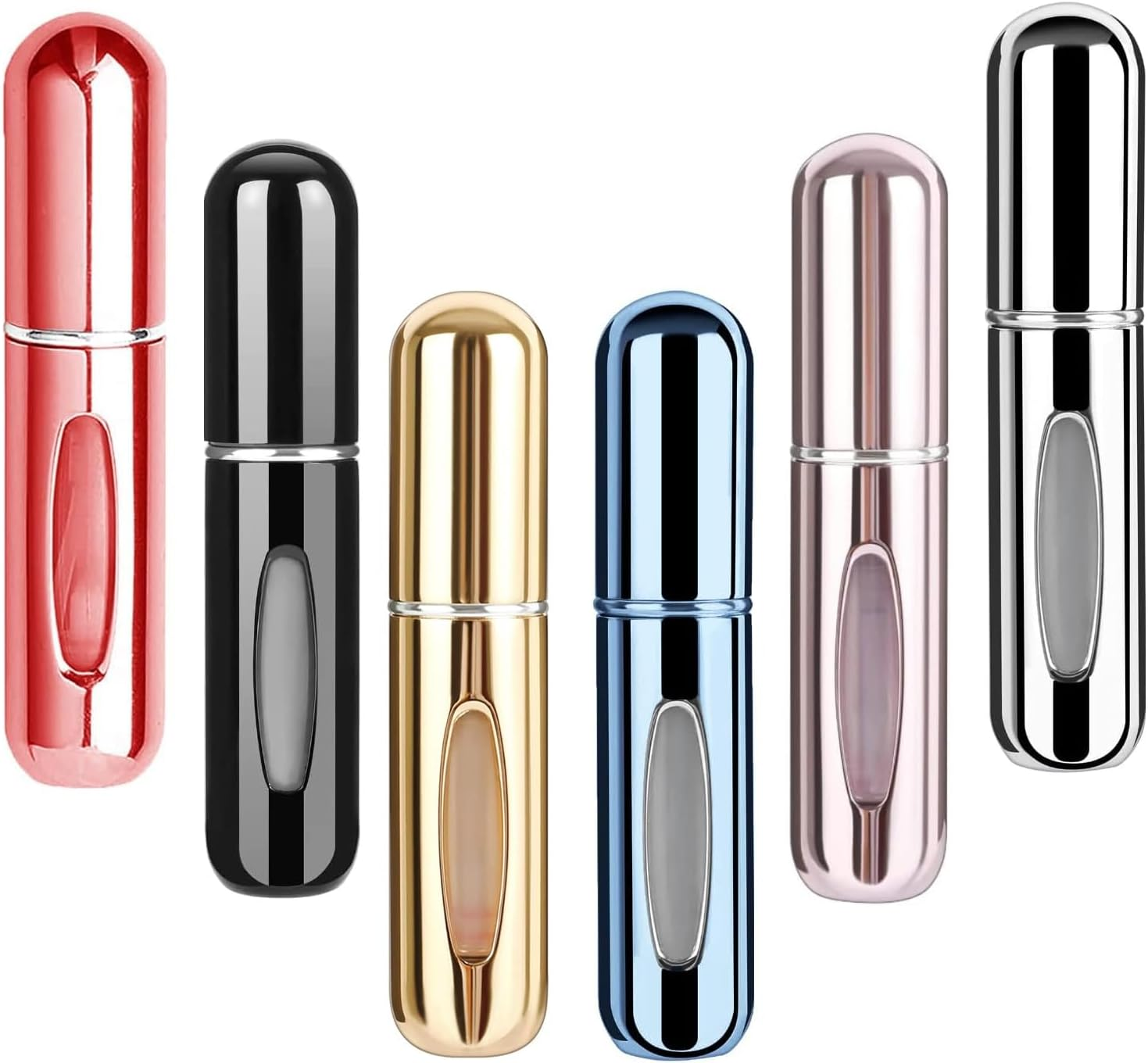 6 PCS Mini Perfume Atomizer Bottles,5Ml Spray Container,Portable Size Refillable Pump for Traveling and Outgoing image number 2