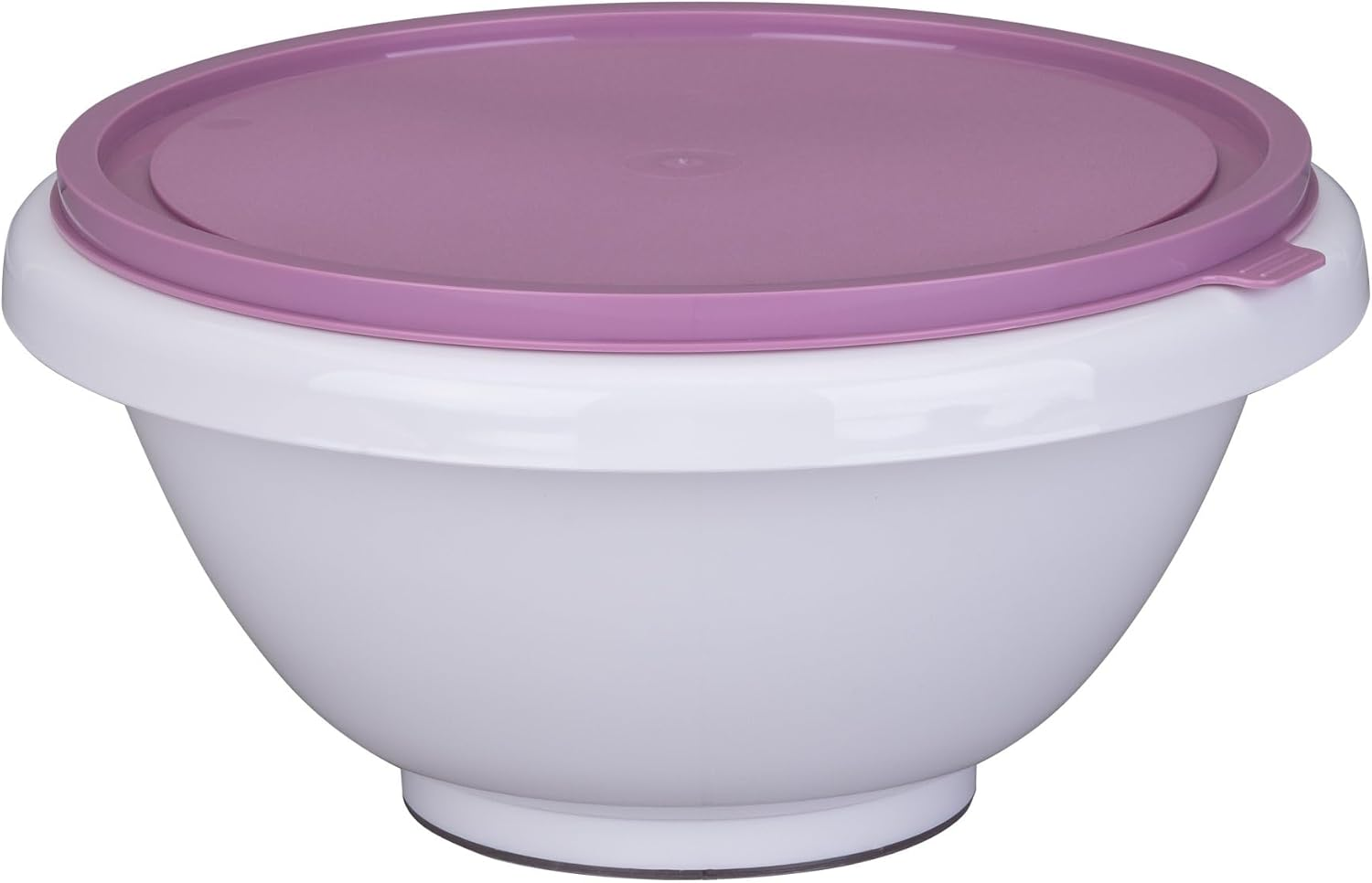 Zenker Sweet Sensation Mixing Bowl 2.5 L with Handle, Non-Slip Base and Dishwasher Safe, PP, 22 X 18 X 15 Cm, Frozen Rose - Ideal for Baking and Cooking Lovers