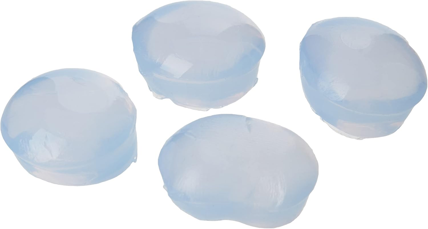 Zoggs Silicone Reusable Ear Plugs for Swimming and Watersports, Clear, Pack of 4 image number 1