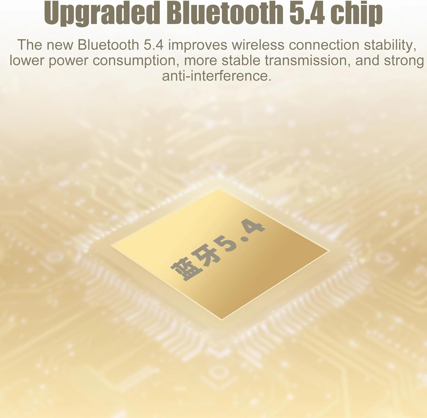 7JI Bluetooth Headphones, Wireless Bluetooth 5.4, In-Ear Mini Earphones, LED Display, IPX4 Waterproof Wireless Headphones with ENC Noise Cancelling Mics image number 1