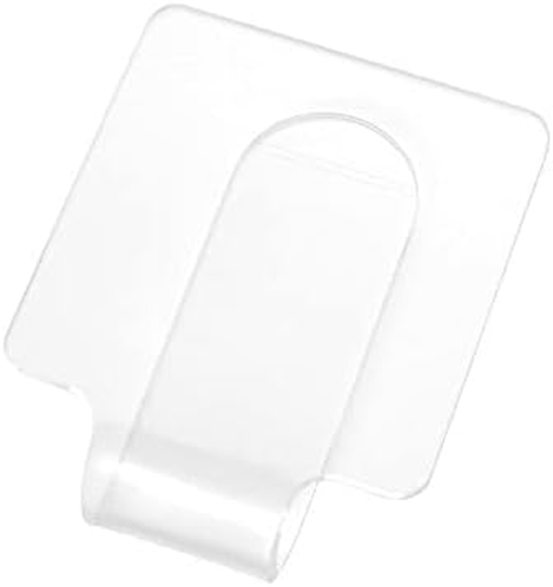 Aaphnue 2Pcs Makeup Hand-Held Palette Professional Clear Acrylic Mixing Tray Palette for Foundation Eyeshadow Powders Cosmetics Nail Art Manicure image number 3