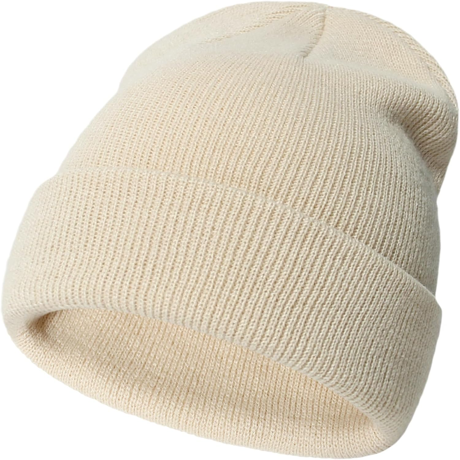 Malaxlx Baby Beanie Hat Winter Toddler Kids Knit Hat Warm Double Layer Soft Cuff Beanie Ski Skull Cap for 0-6 Years Girls Boys