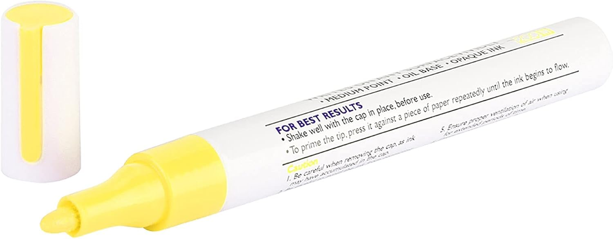 Tire Pens, Car Tire Paint Pen, Car Paint Pen, Paint Pen for Car Tires, 1 Pcs Waterproof Professional Car Pencil Tire Paint Pen Mark Pens(Yellow) image number 3