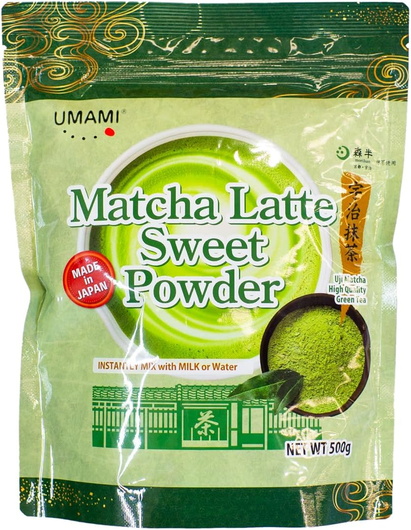 Umami Morihan Matcha Powder with Sugar, 500 Gram