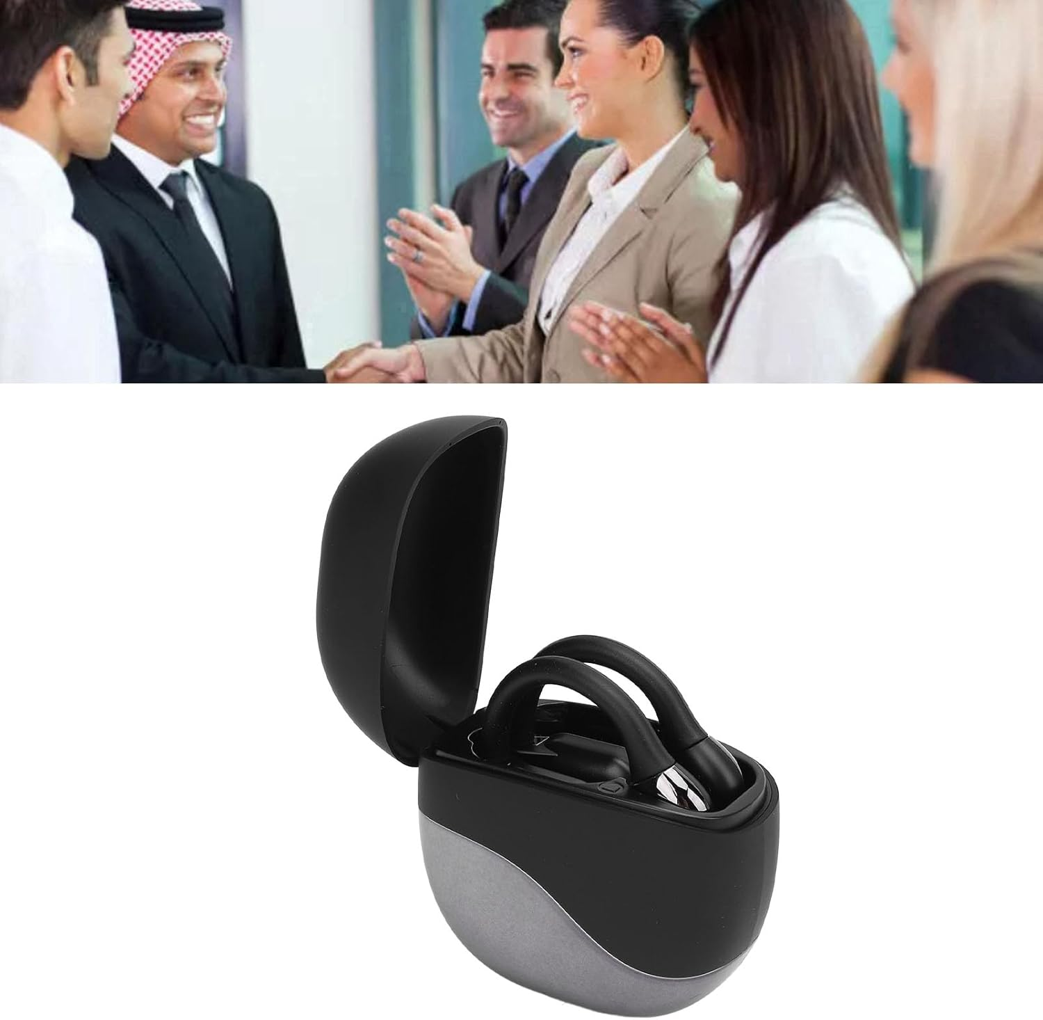 Dpofirs Translator Device, Ergonomic Language Translator Earbuds for Travel image number 2