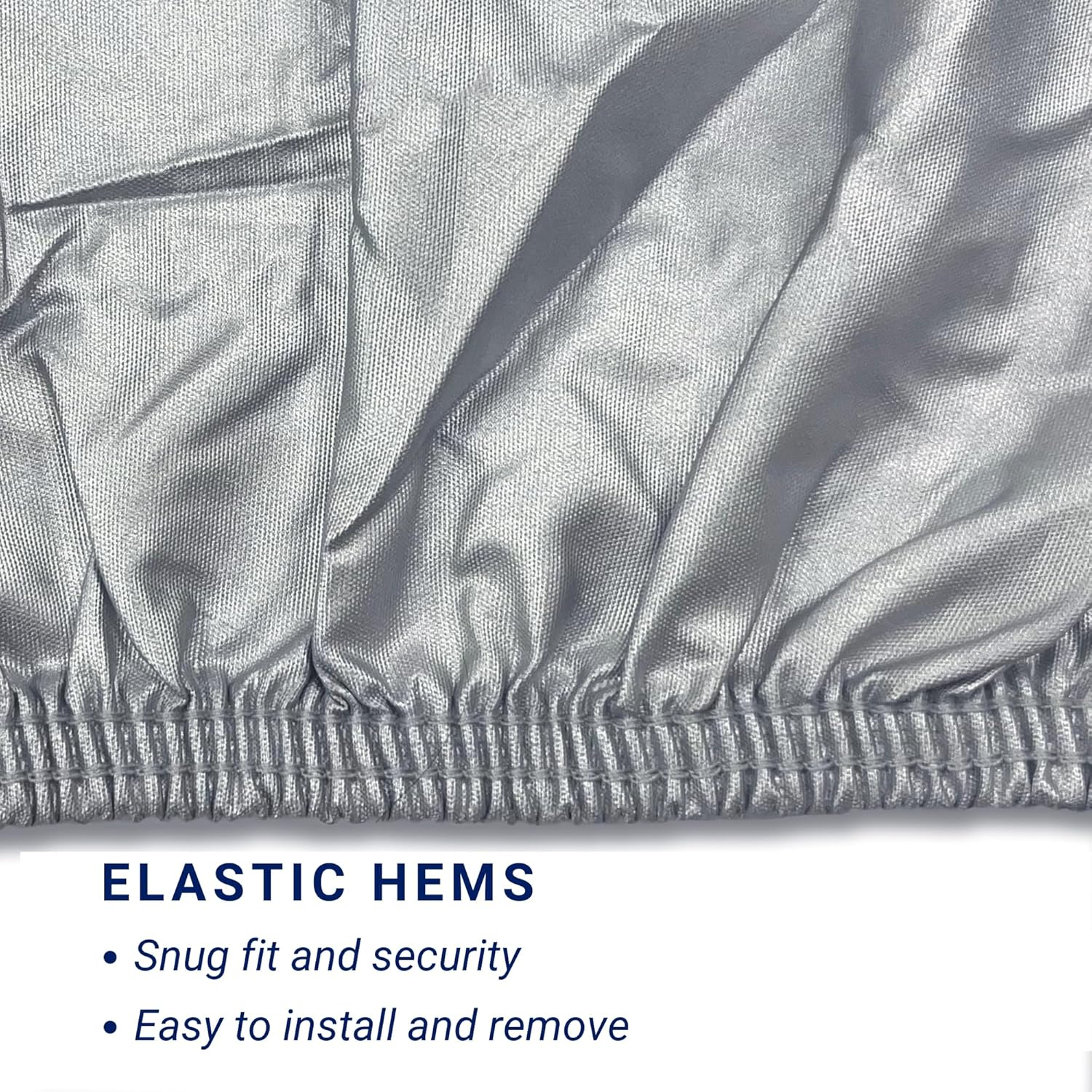 Eliteshield Shieldall Ultimate Teardrop Trailer Cover, Waterproof UV Protection Teardrop Travel Trailer Camper Cover Fits 8 Feet to 10 Feet Long, 5.5 Feet Wide Silver Color image number 5