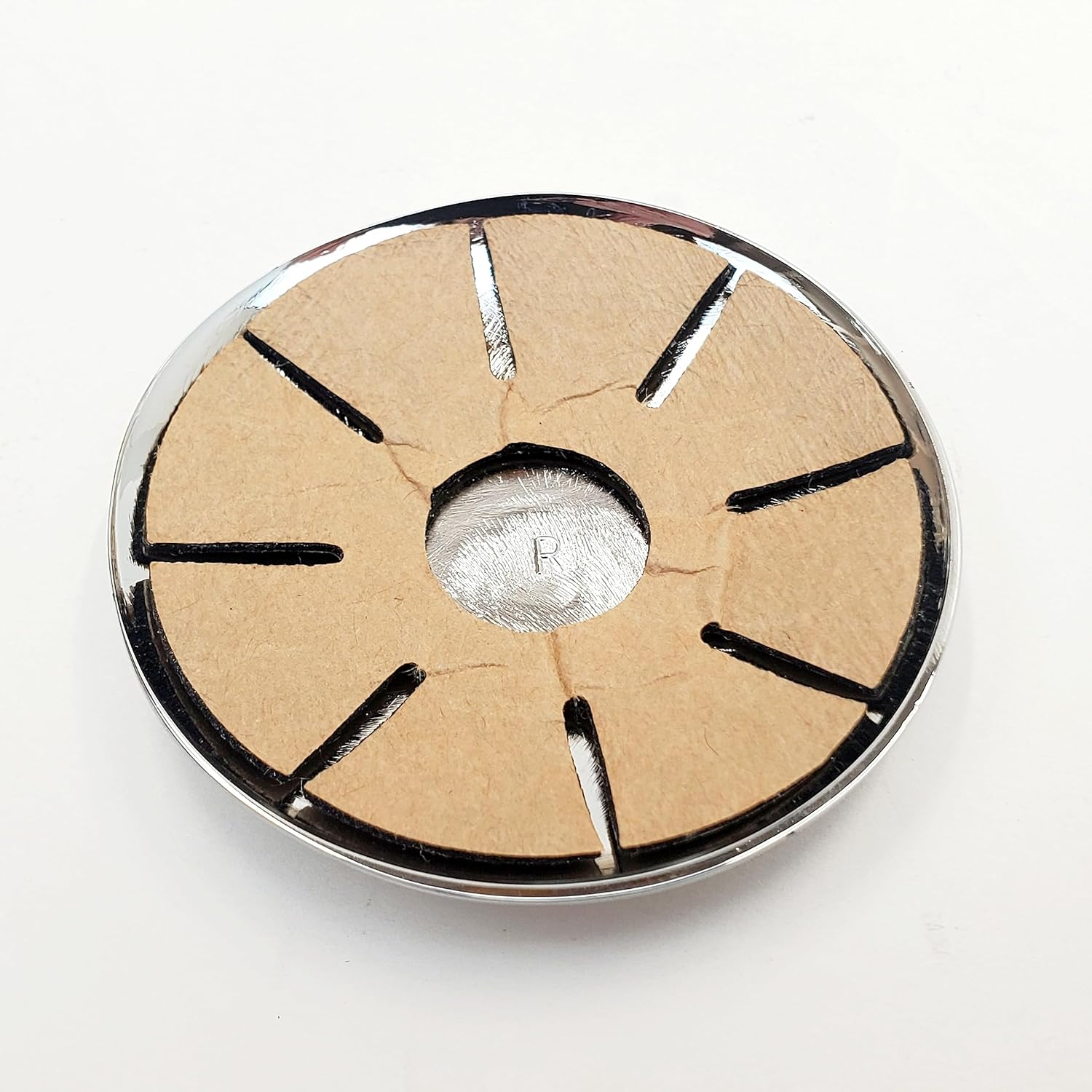 &ldquo;Live to Ride, Ride to Live&rdquo; Eagle Spirit Chrome Domed Gas Cap Covers with Adhesive Backing for 1973-2023 OE Style Harley Gas Caps (SOLD as a PAIR - Left & Right) 2-7/8&rdquo; Diameter image number 4