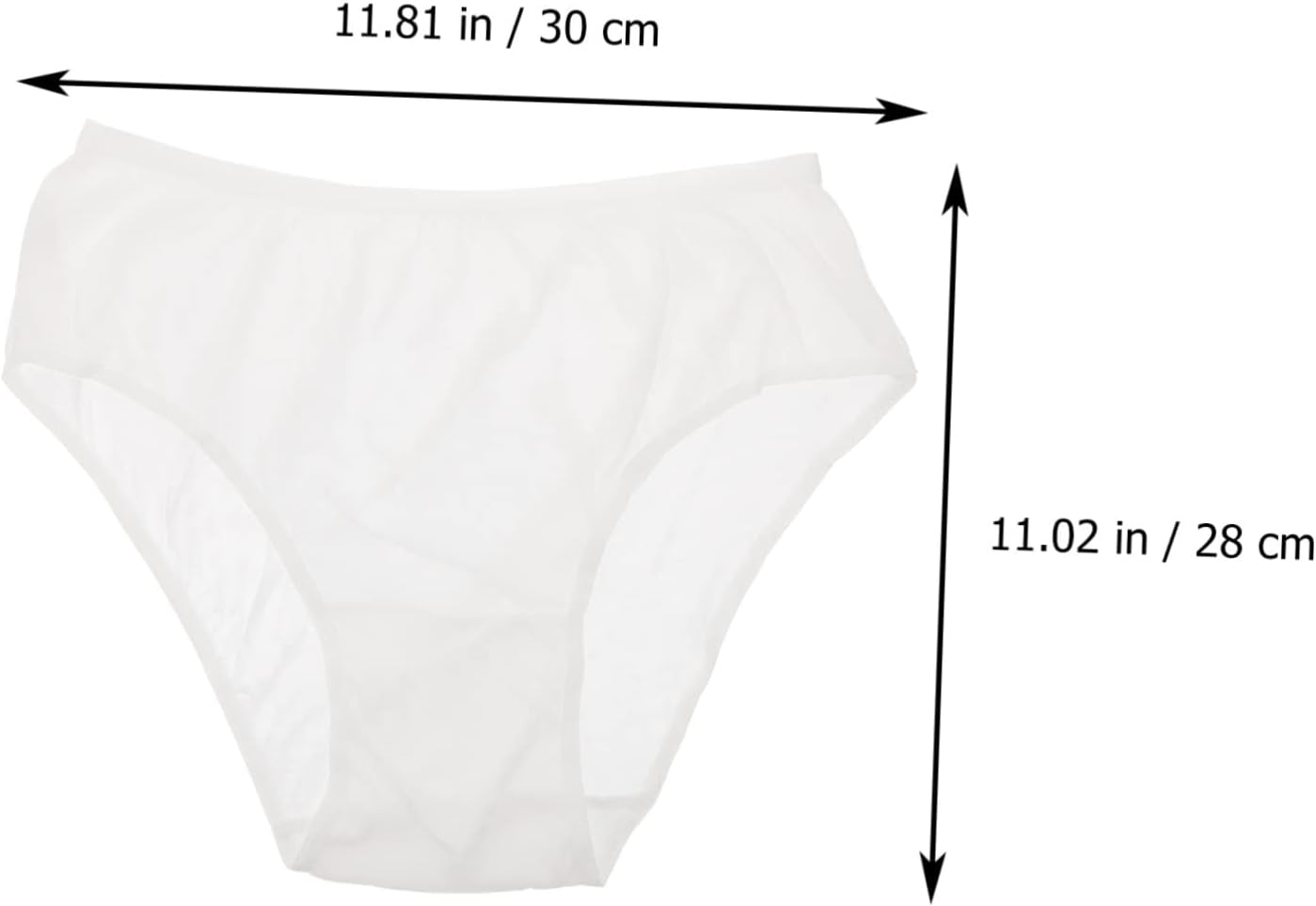 Minkissy Disposable Maternity Panties Postpartum Confinement Flexible Cotton Underwear for Women White XXL Pack of 4 Suitable for Hospital and Home Use image number 6