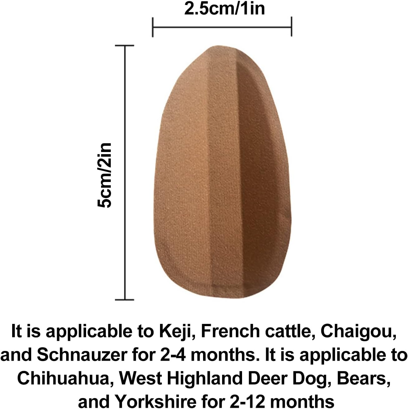 Dog Ear Stand Sticker up Support Tool, Dog Ear Cover Ear Stand up for Dogs Dog Ear Fixed Correction Vertical Holder Doberman Ear Posting Kit for Doberman Pinscher Dog Samoyed Great Dane/5