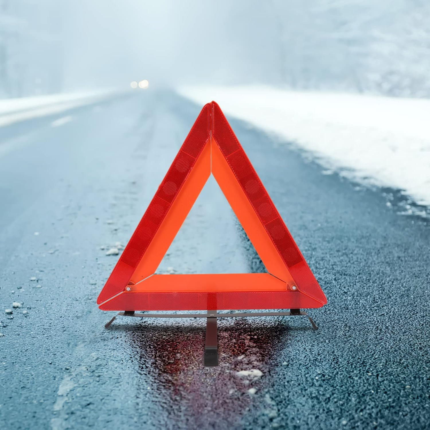 Road Safety Reflective Triangle Warning Triangle Roadside Safety for Vehicles image number 2