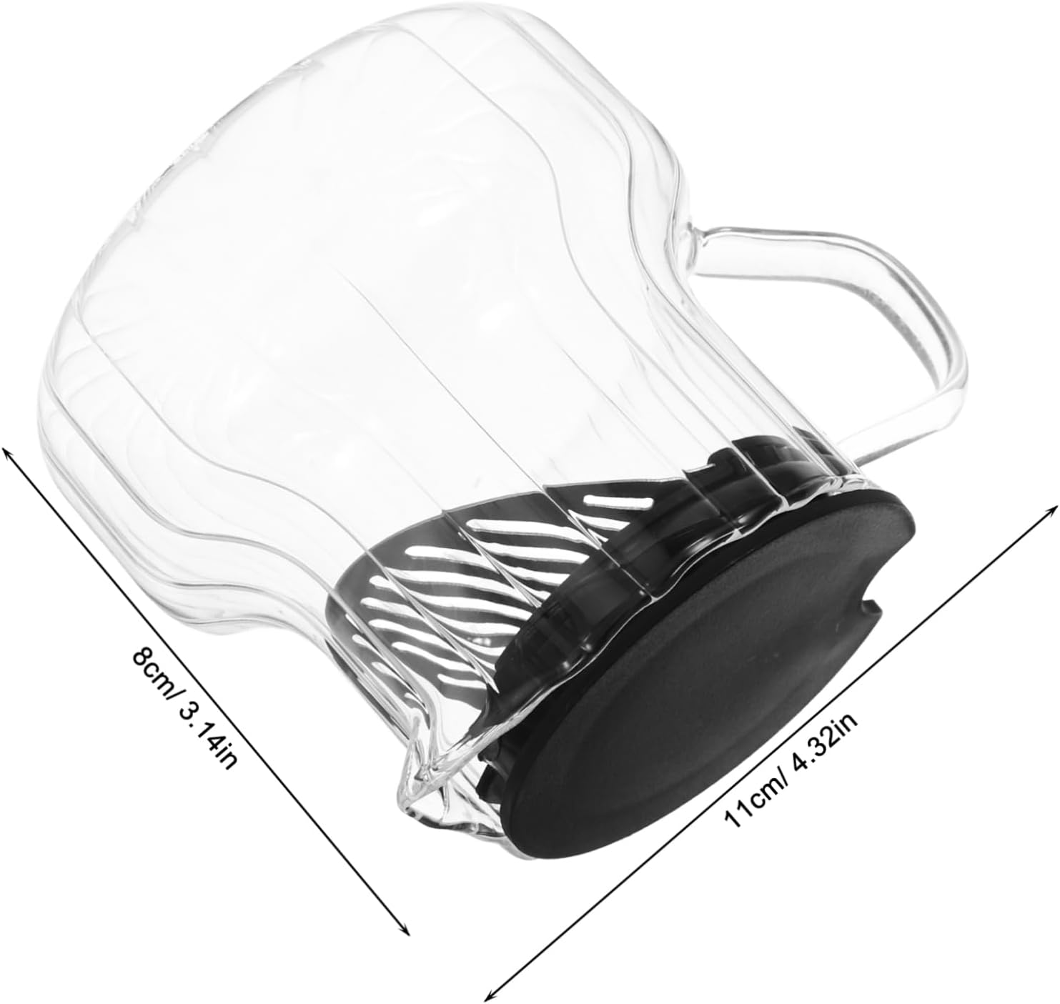 HAKIDZEL Coffee-Kettle Drip Coffee Maker Glass Pitcher Teapot Espresso Machine Pot Carafes Glass Water Kettle Pot Maker for Home Entertaining image number 5