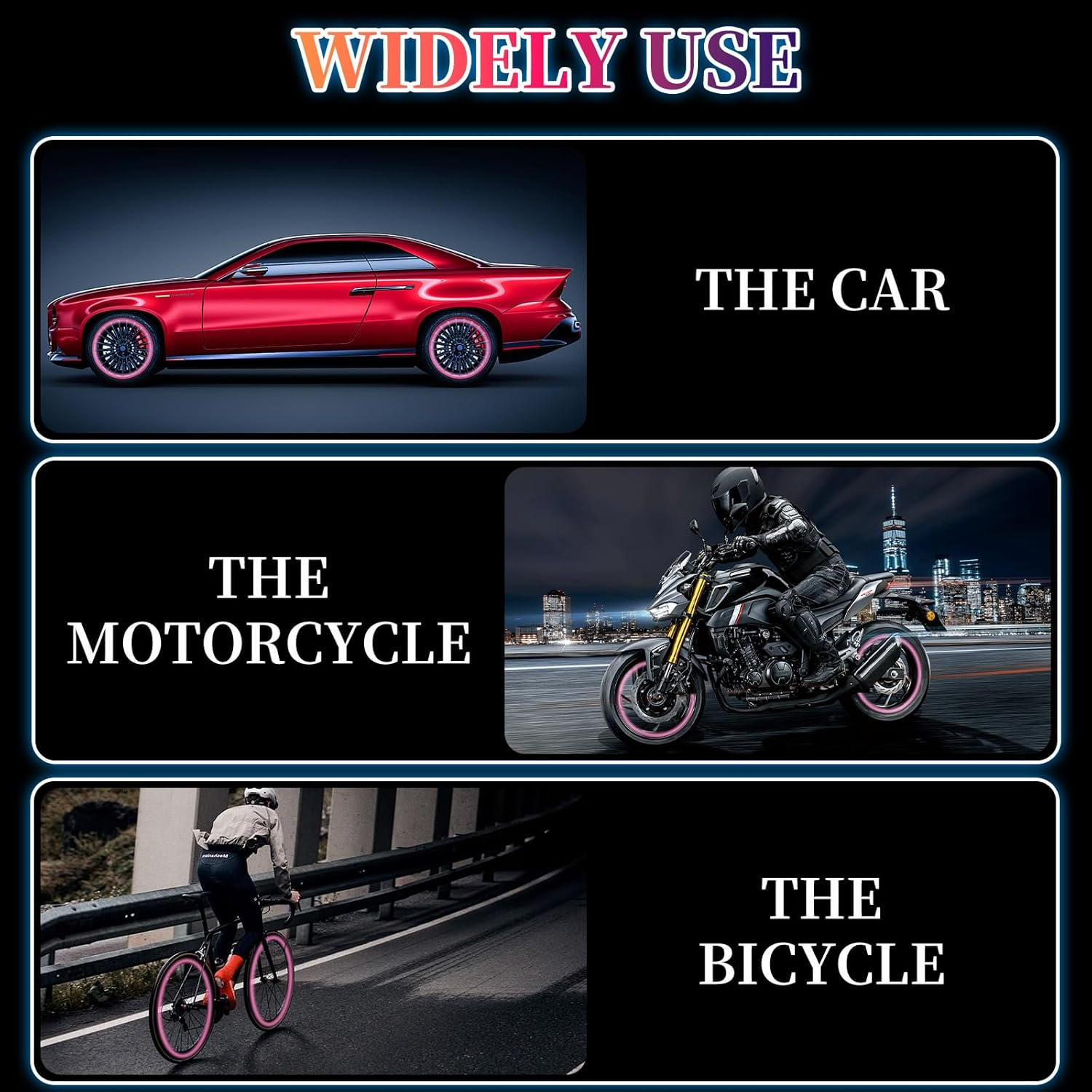 Creative Funny Valve Stem Caps | Prank Tire Valve Decorations | Dustproof and Waterproof, Durable | Suitable for Cars/Bikes/Motorcycles | the Style You&rsquo;Ve Been Looking For(8Pcspink) image number 6