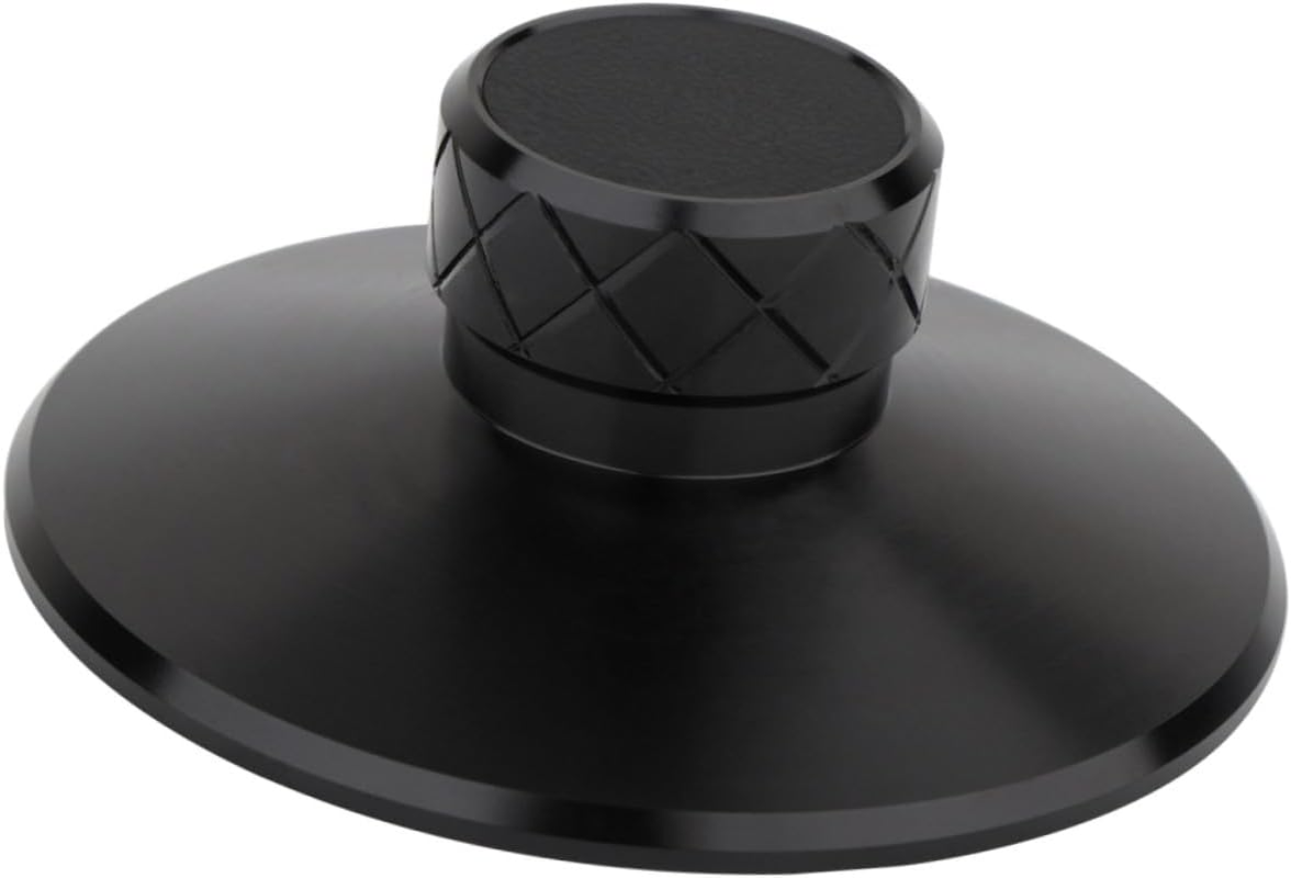 KOMBIUDA Vinyl Record Weight Clamp Professional Turntable Accessory Aluminum Magnesium Alloy Sturdy Stabilizer for Accurate Audio Quality in Home Audio Systems image number 3