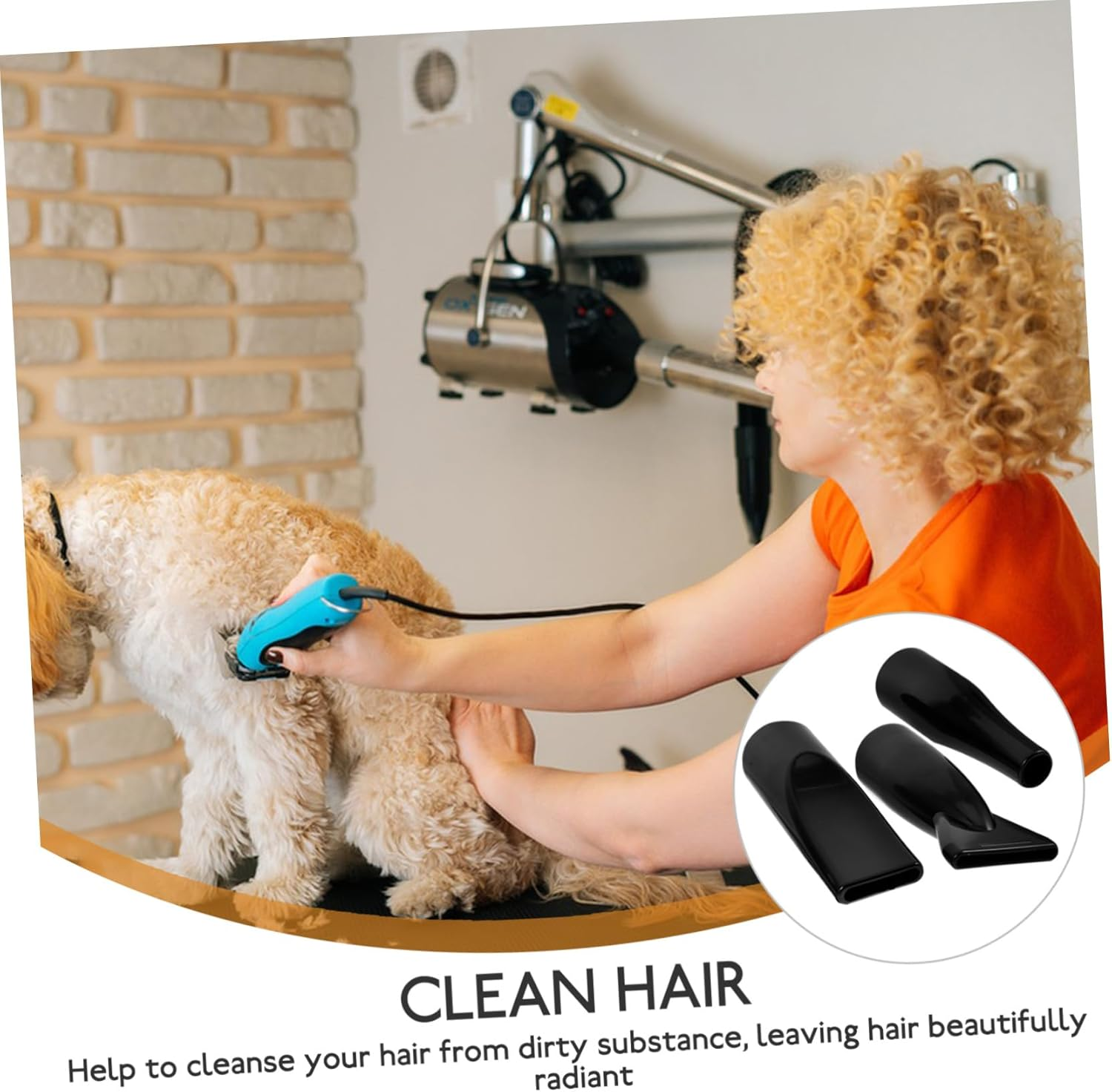 CLISPEED Universal Blow Dryer Nozzle Attachment 3Pcs ABS Hair Dryer Styling Tool Flat Narrow Shape Suitable for Hair Types for Salon Use image number 6