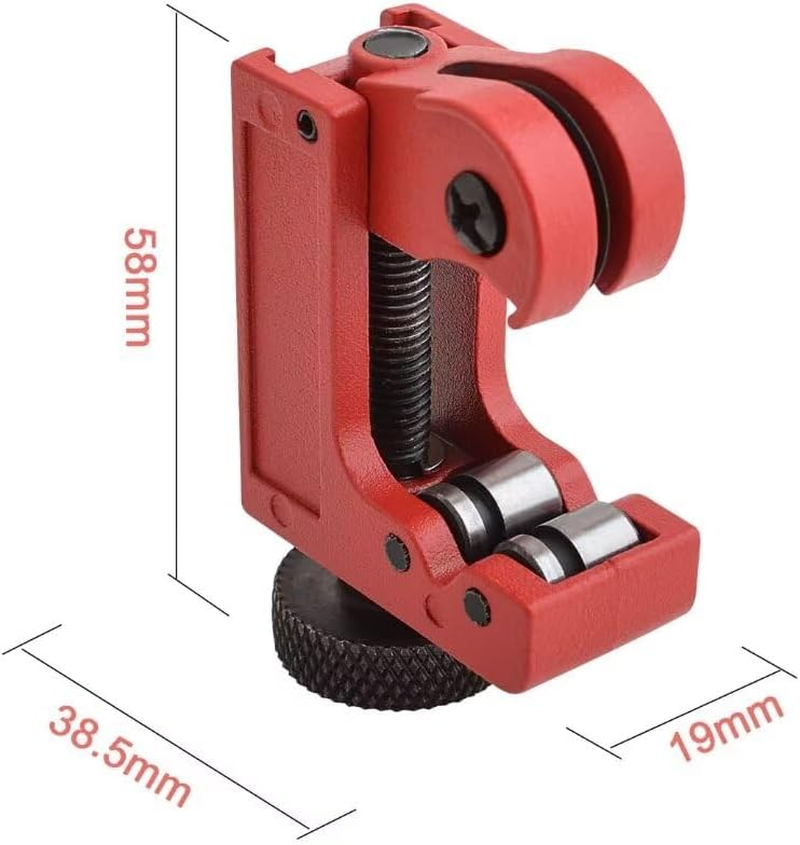 Gunpla Mini Pipe Cutter, 3-22 Mm, Heavy Duty Zinc Alloy Steel Adjustable Pipe Cutter Portable Lightweight Tool for Plumbers Cutting Stainless Steel Copper Aluminium Brass PVC Steel Pipes image number 1
