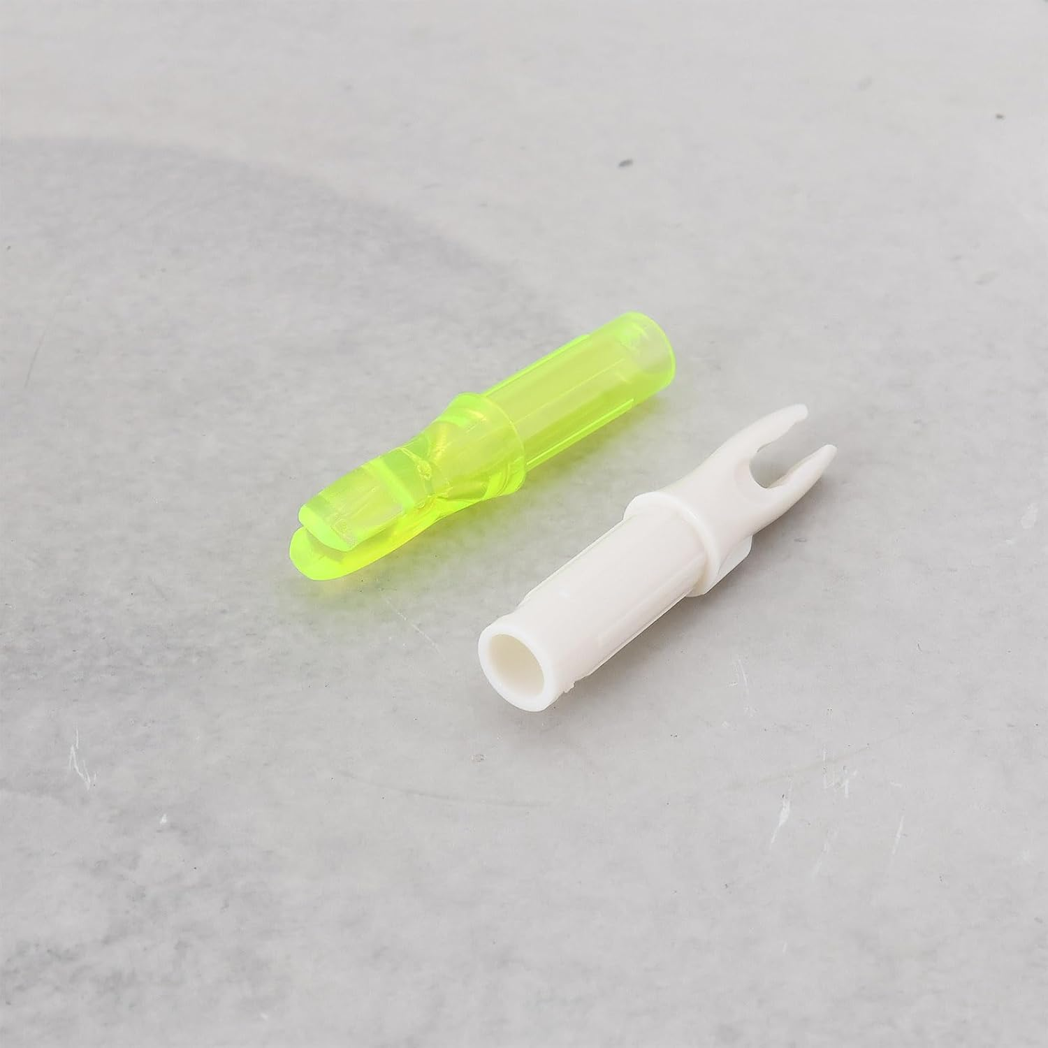 VGOL 50PCS Archery Arrow Nocks for Carbon Arrow Nocks with an Inner Diameter of 6.2Mm 32Mmx6.2Mm Black/White/Transparent Red/Transparent Blue/Transparent Yellow image number 6