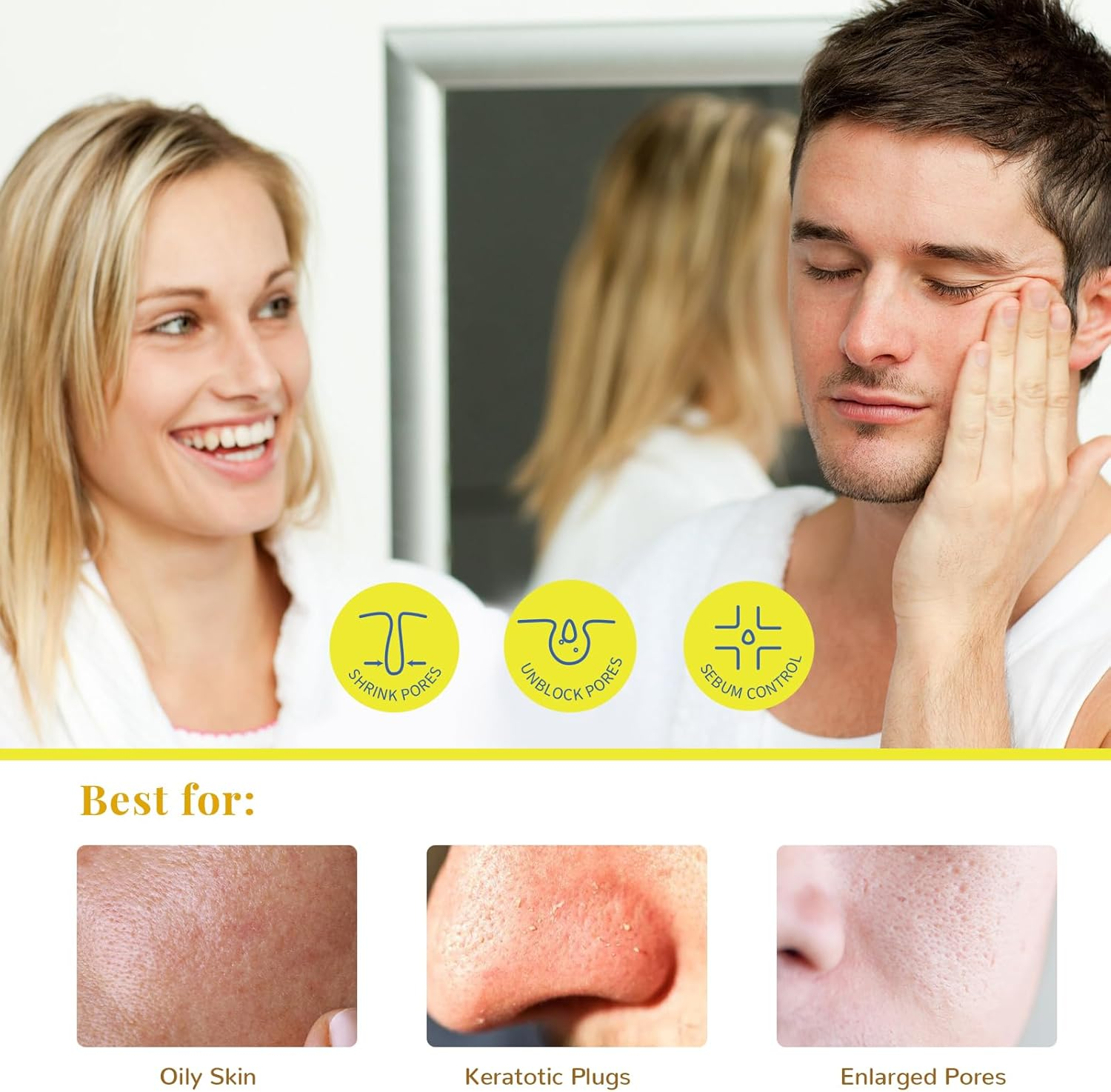 ANAI RUI Pore Minimizer Serum, Pore Minimizer for Face, Pore Control,Minimizing, Shrinking, Tightening Pores, Refine Skin Texture 1 Fl.Oz