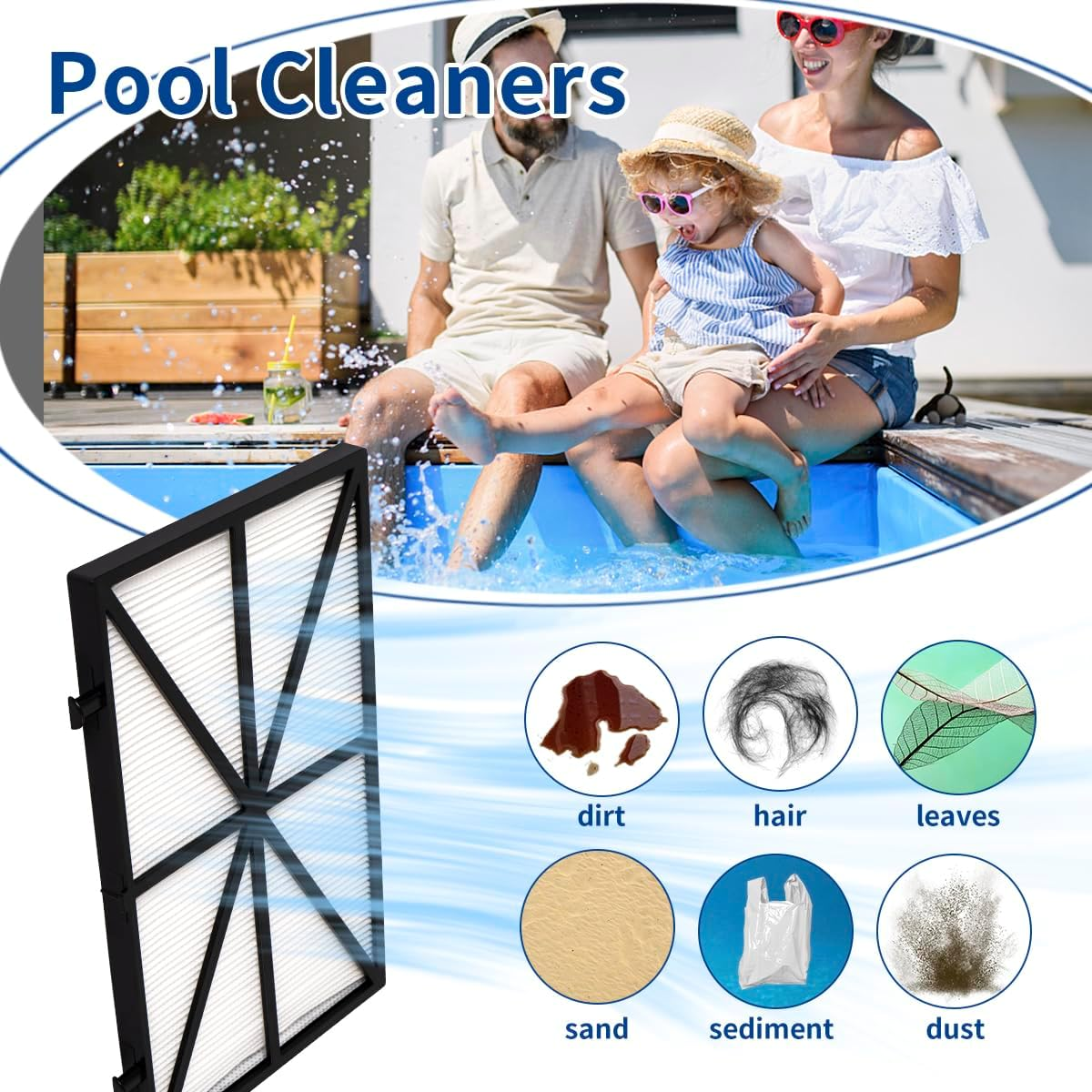 Wuyan 4-Pack Ultra-Fine Cartridge Filter Compatible with Dolphin M400/M500 & Nautilus CC plus Robotic Pool Cleaner Filters Part Number 9991432-R4