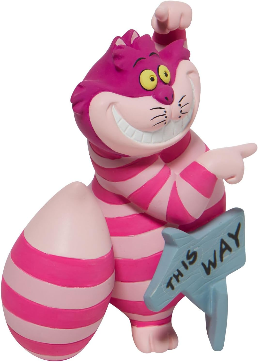 Disney Showcase Cheshire Cat This Way Mini Figurine from Alice in Wonderland
