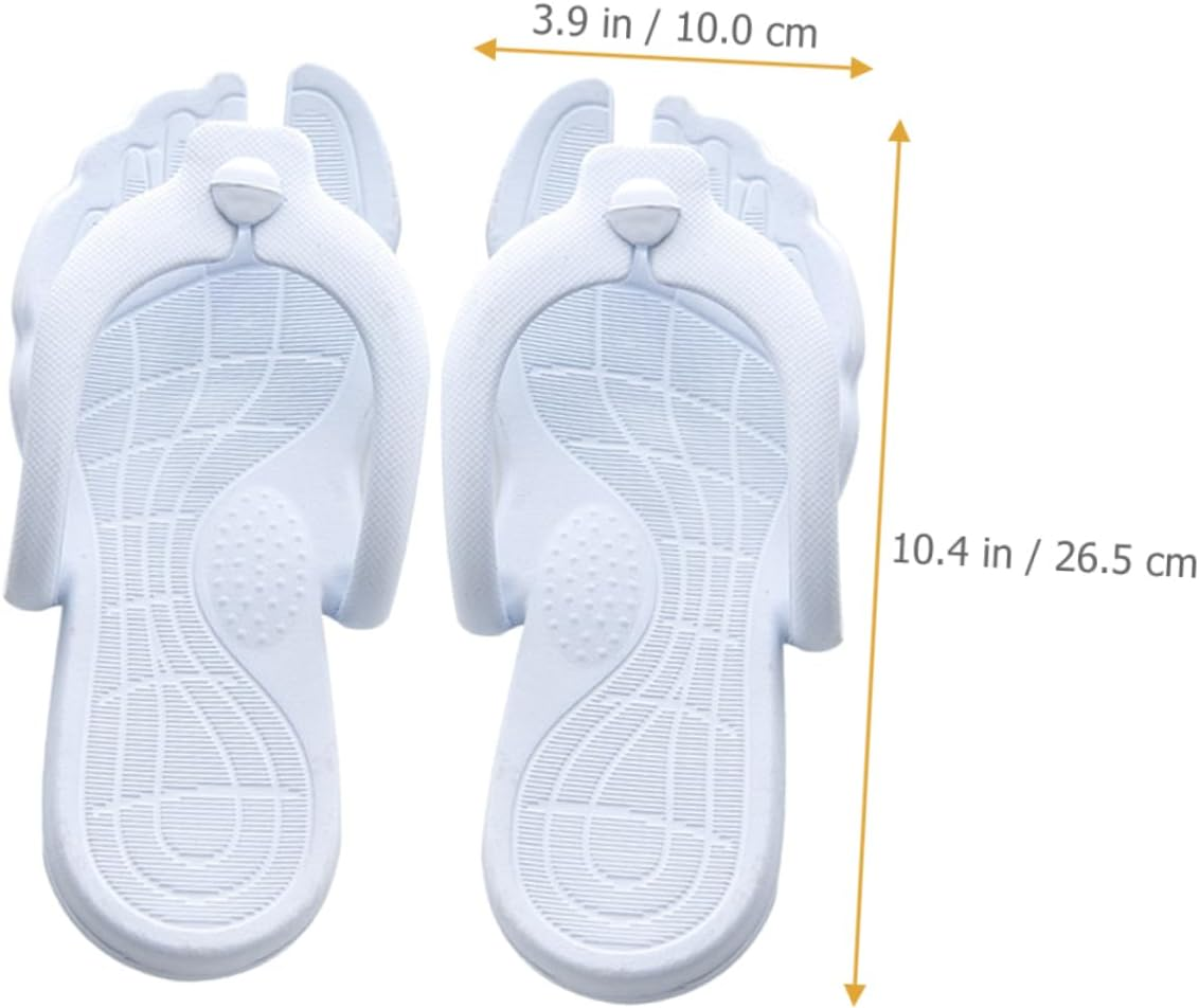 1Pair Lightweight Anti- Beach -Flops for Men and Women Travel-Friendly Shower Sandals Comfortable and Breathable Design image number 6