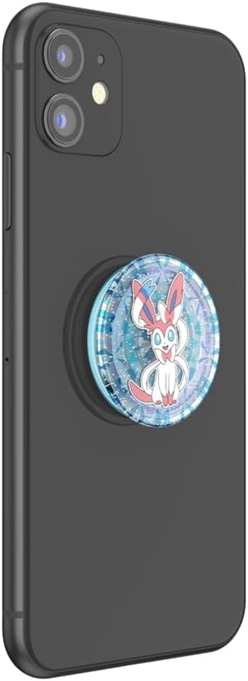 Popsockets: Popgrip - Expanding Stand and Grip with a Swappable Top for Smartphones and Tablets - Pok&eacute;mon - Diamond Sylveon Glitter Graphic - Bulbasaur Nap image number 5