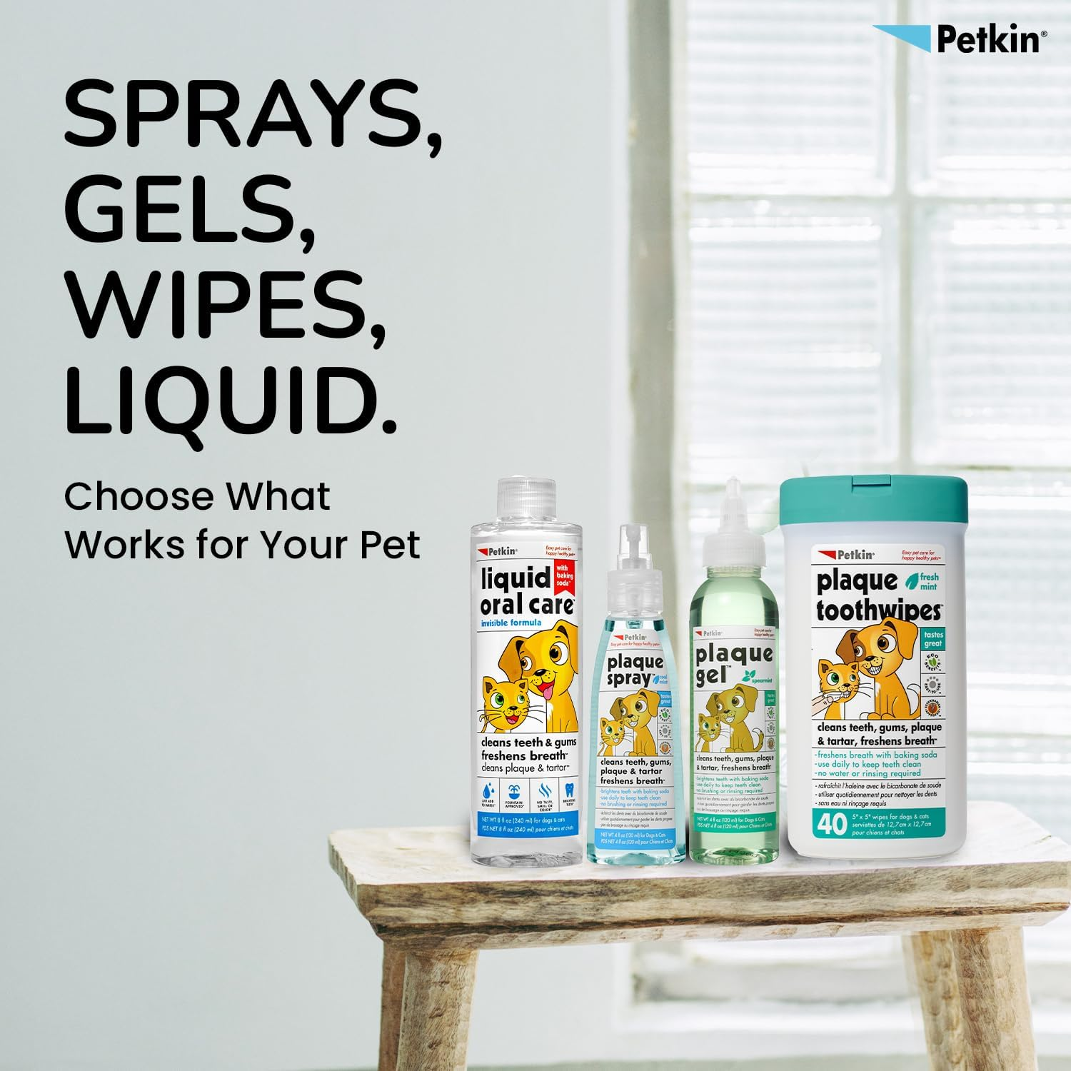 Petkin Invisible Formula Liquid Oral Care Teeth Dental Gums Fresh Breath Dogs and Cats image number 5